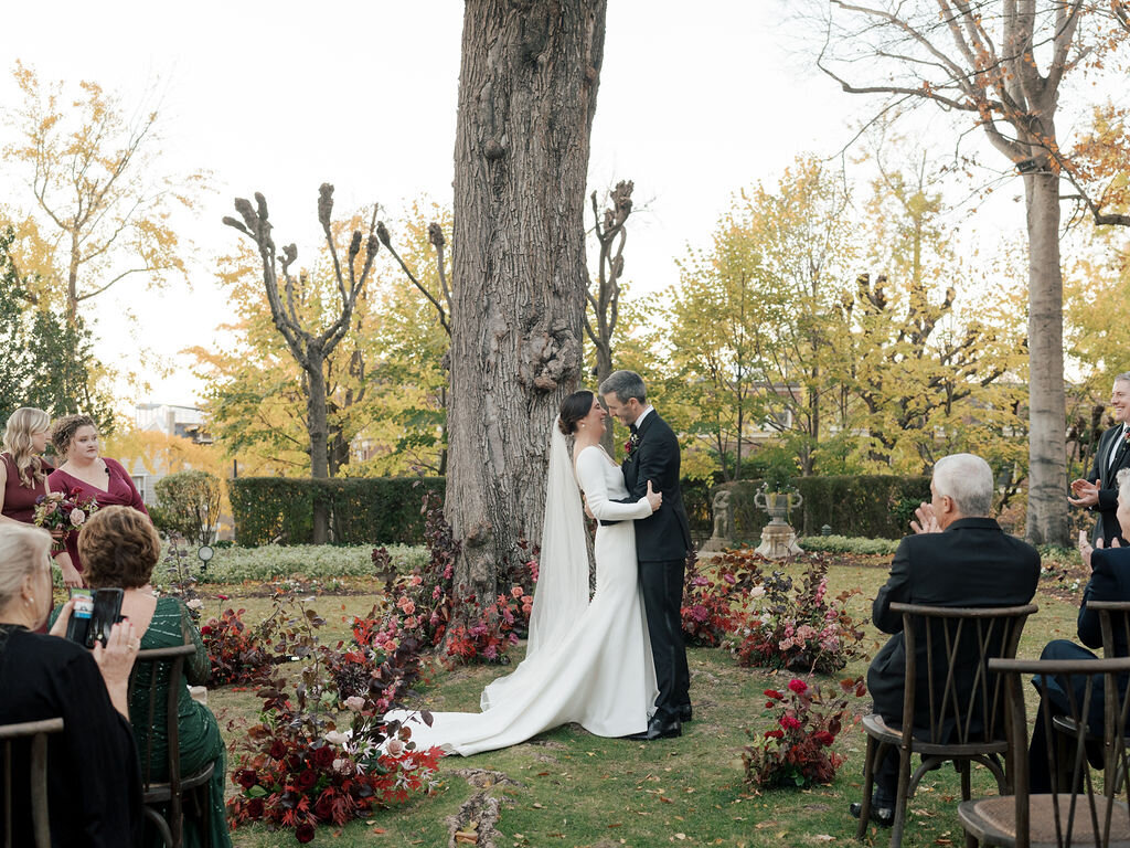 62Kate Campbell Floral Meridian House fall wedding by Greer Gattuso photo bridal ceremony