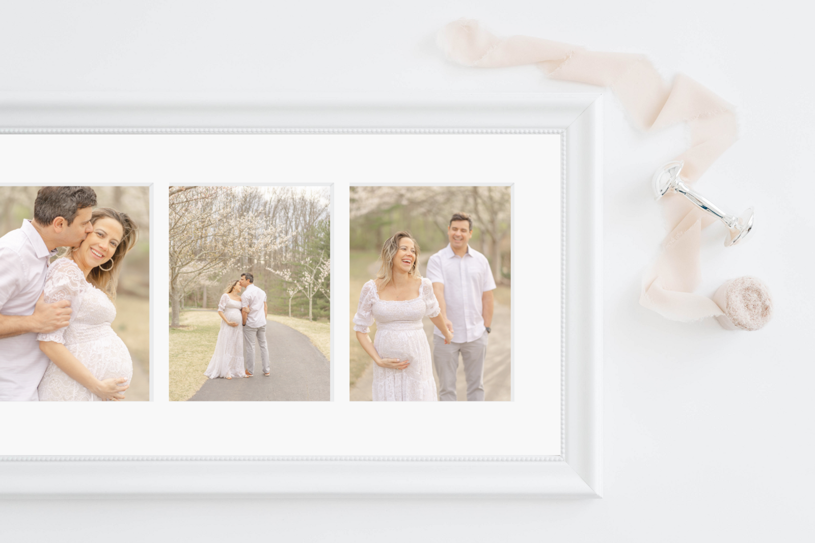 prints of photo taken during Northern VA maternity photography