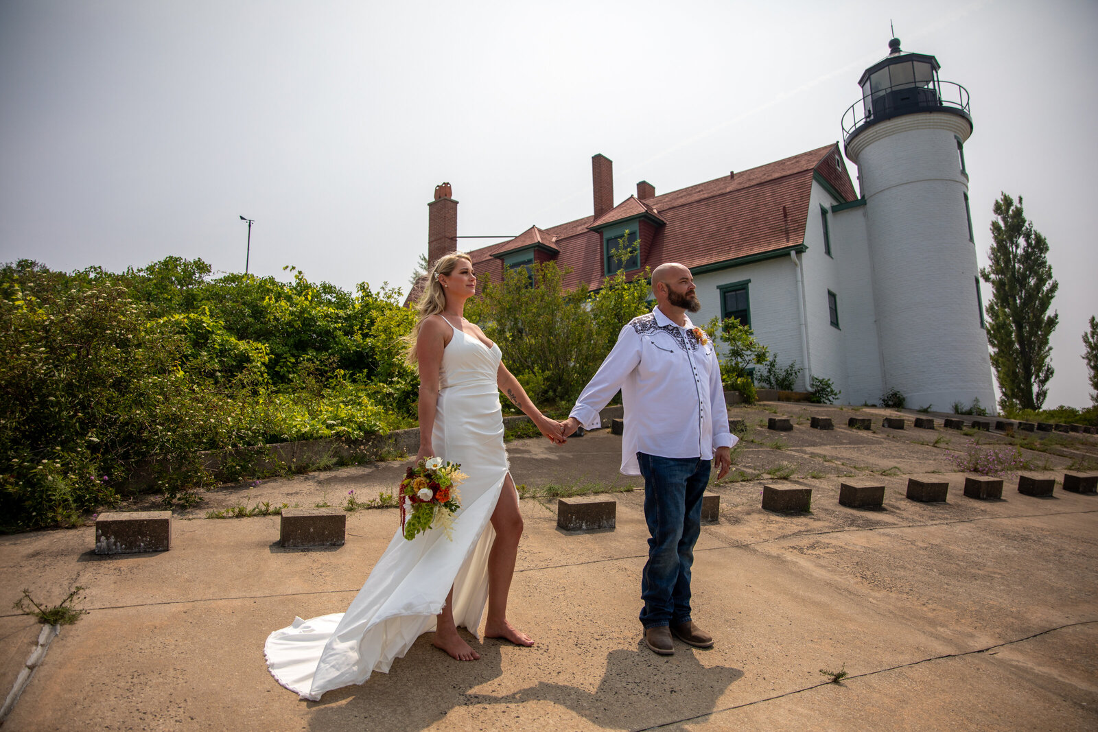 7-25-23 Tony and Kathleen Zumsteg Wedding Tiersma Beach Frankfort Point Betsie by Madi Taylor Photo-16