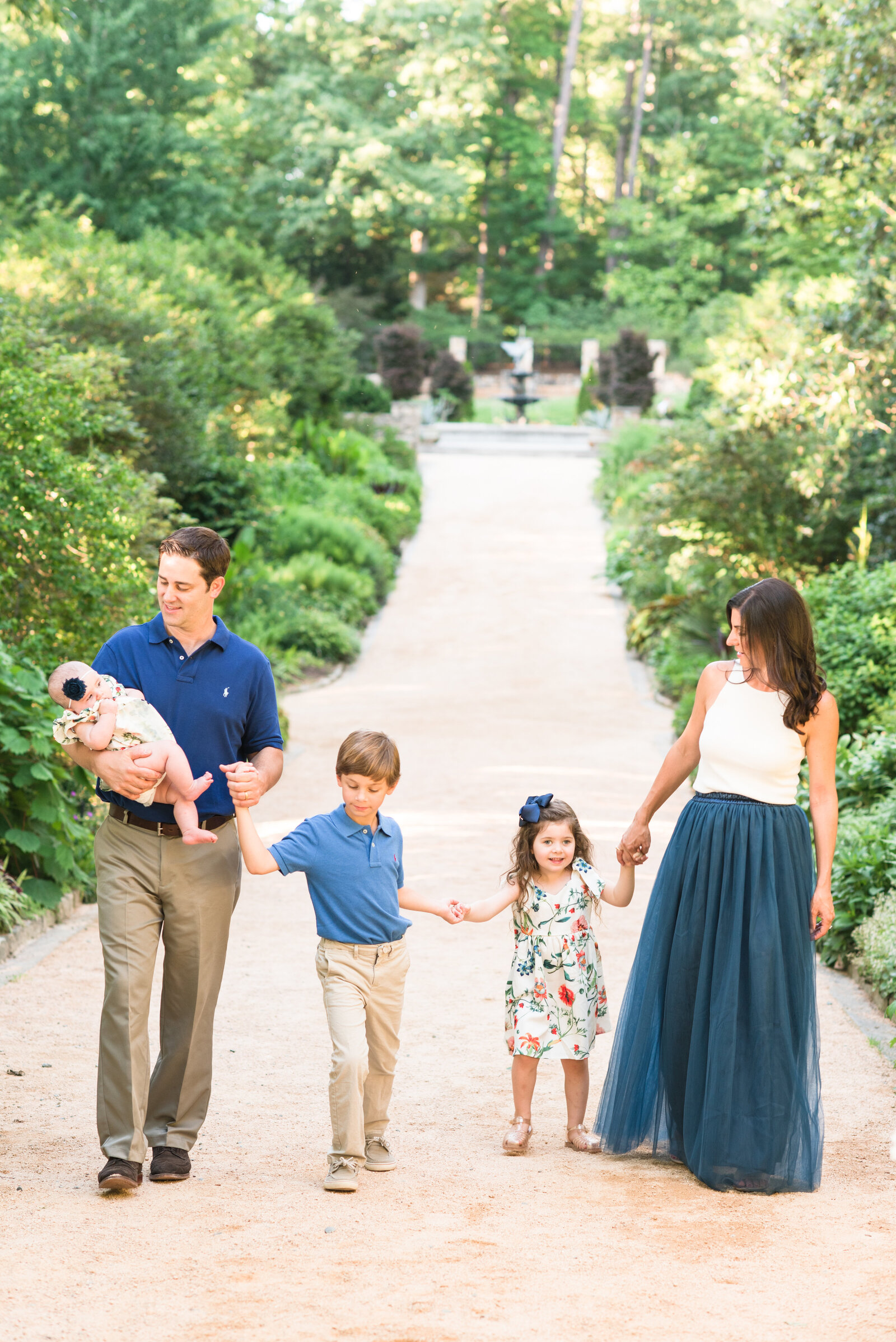 A duke gardens family session, Michelle and Sara Photography, Durham NC-5