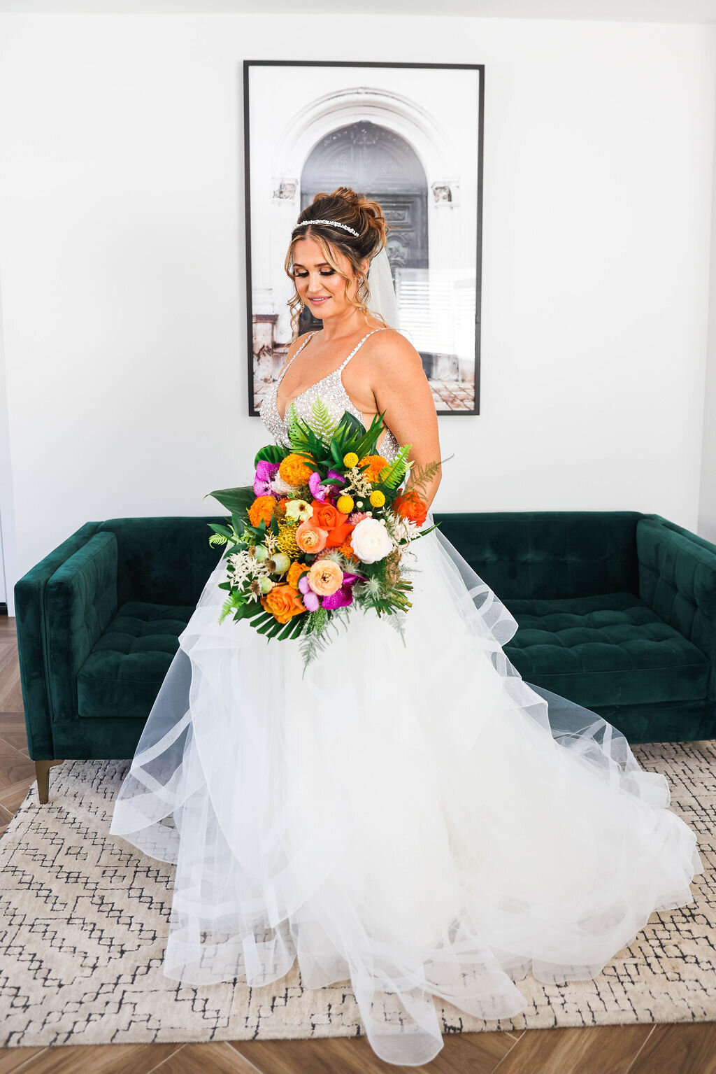 tropical-wedding-bouquet-brick-wedding-san-diego-sarah-block-photography