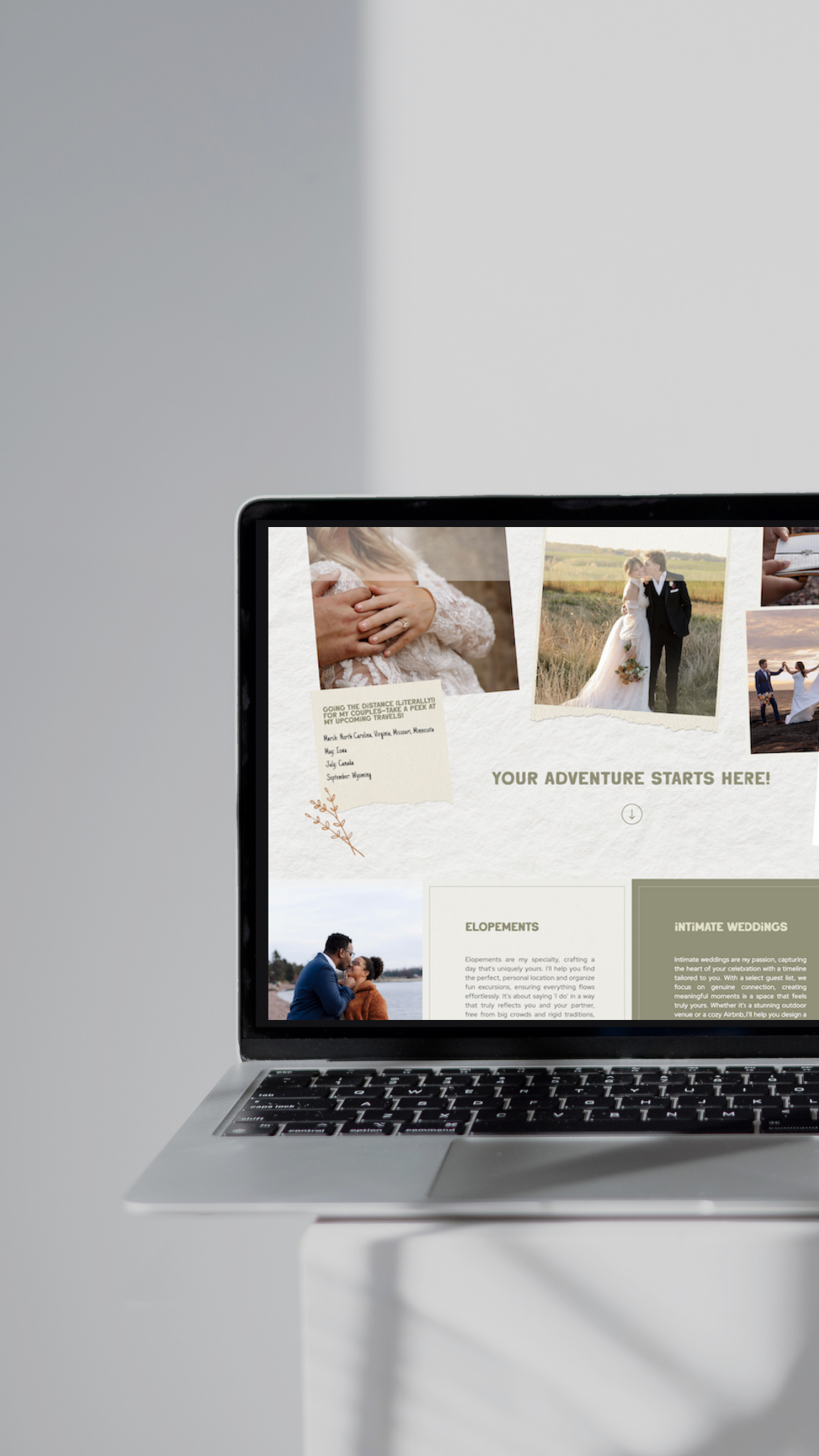 25outdoor elopements photographer-branding and website design