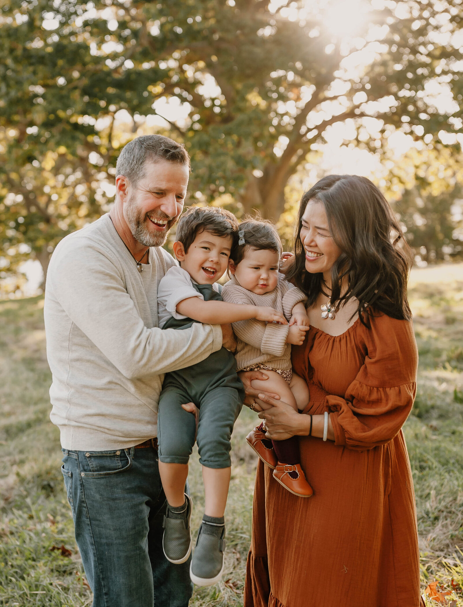 outdoor family photo session