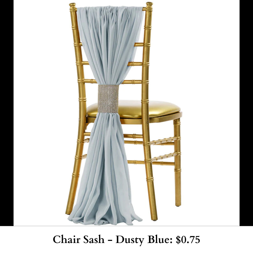 Chair Sash Dusty Rose Chiffon-1024