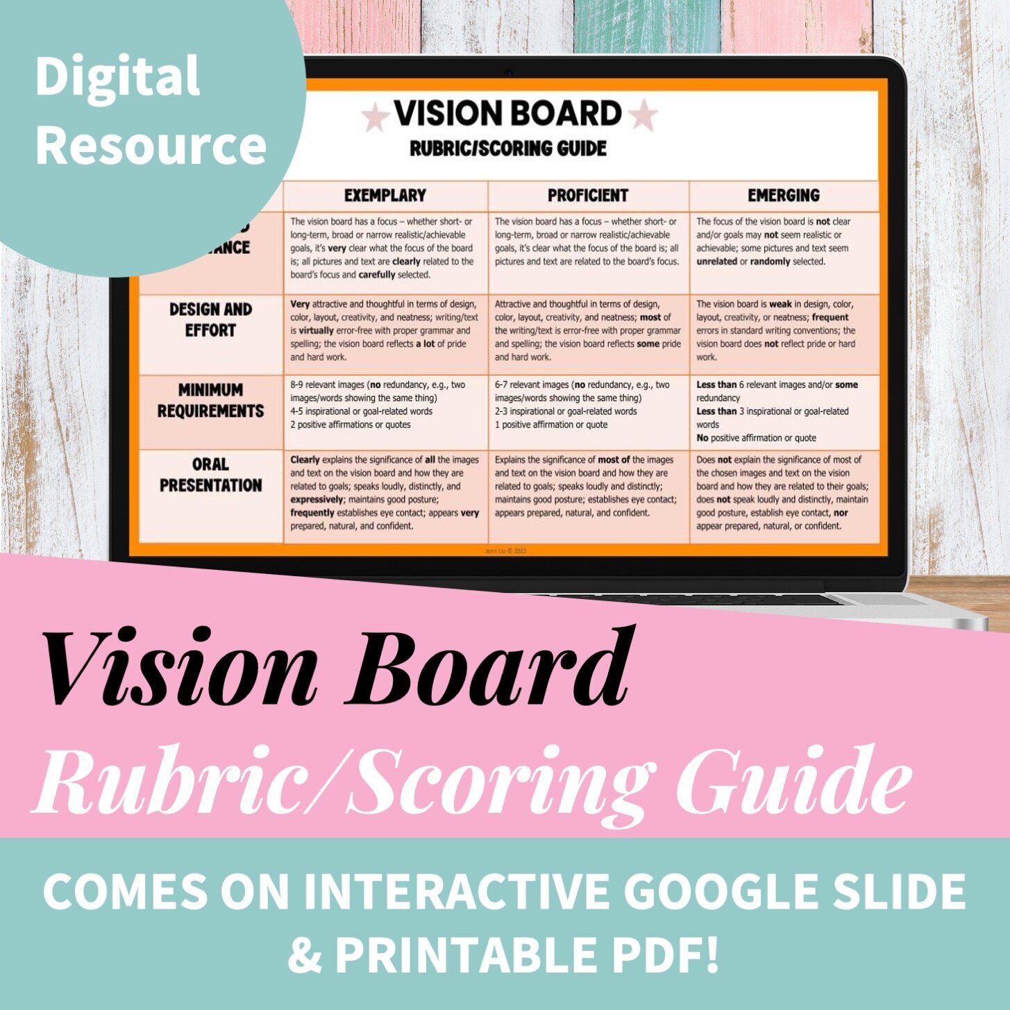 vision-board-rubric