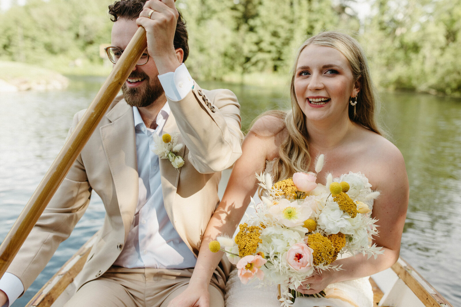 Bright Floral Summer Wedding | Edmonton Wedding and Elopement Photographer -012