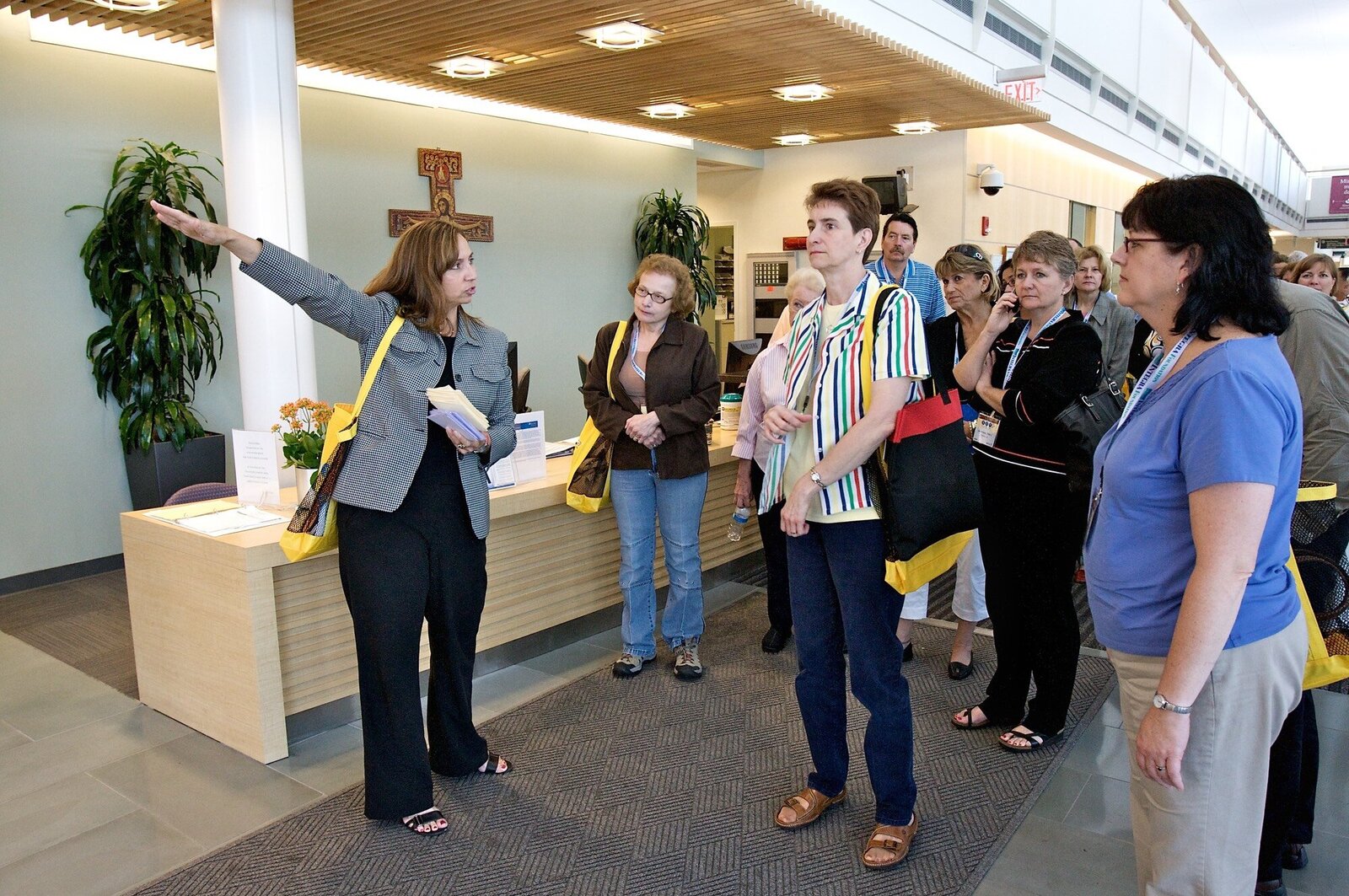 Hospital tour during medical conference