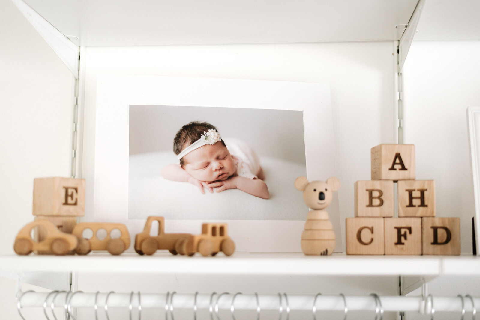 Toys for children to play with in family photography studio in Billingshurst