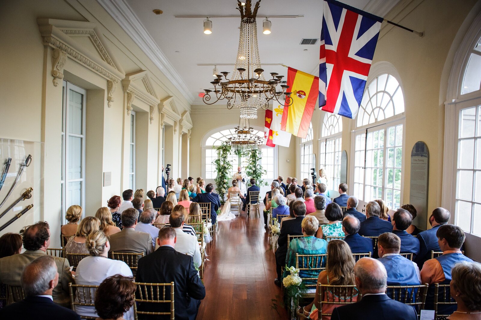 Wedding ceremony in The Cabildo New Orleans