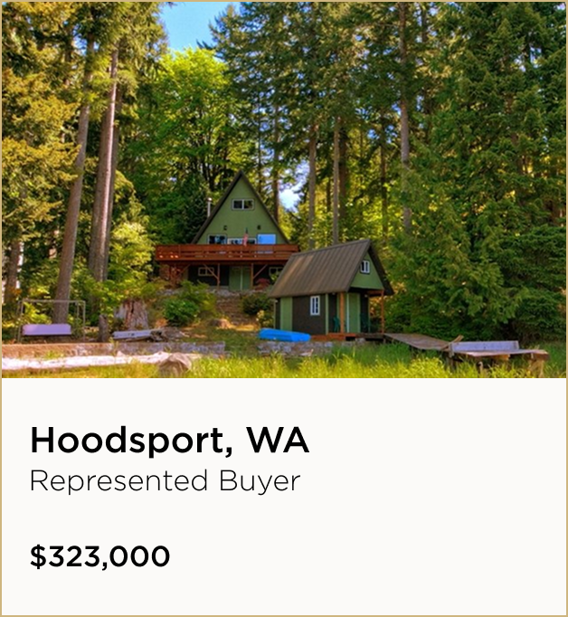 Hoodsport, WA $323,000 – Represented Buyer