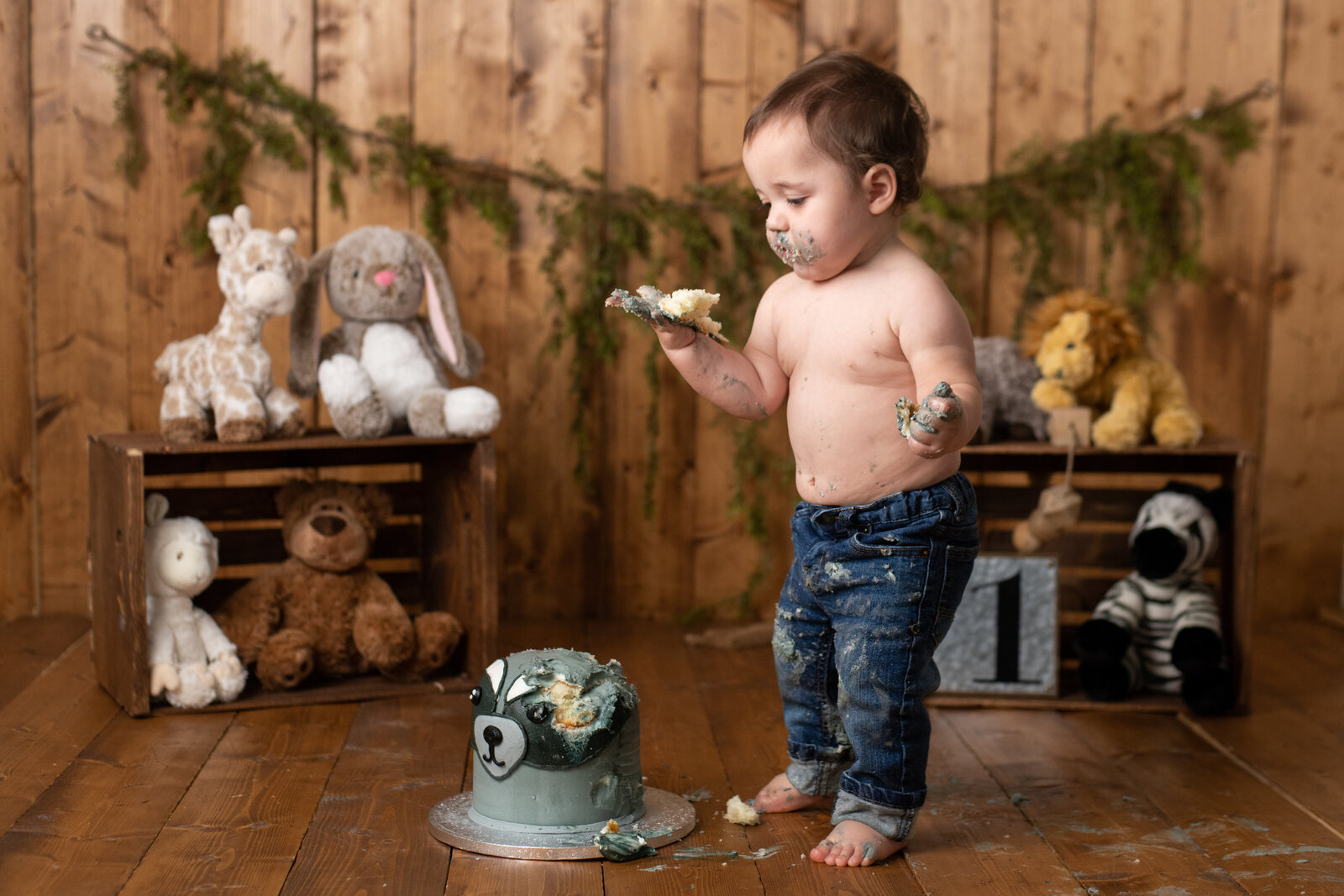 first birthday cake smash wild one