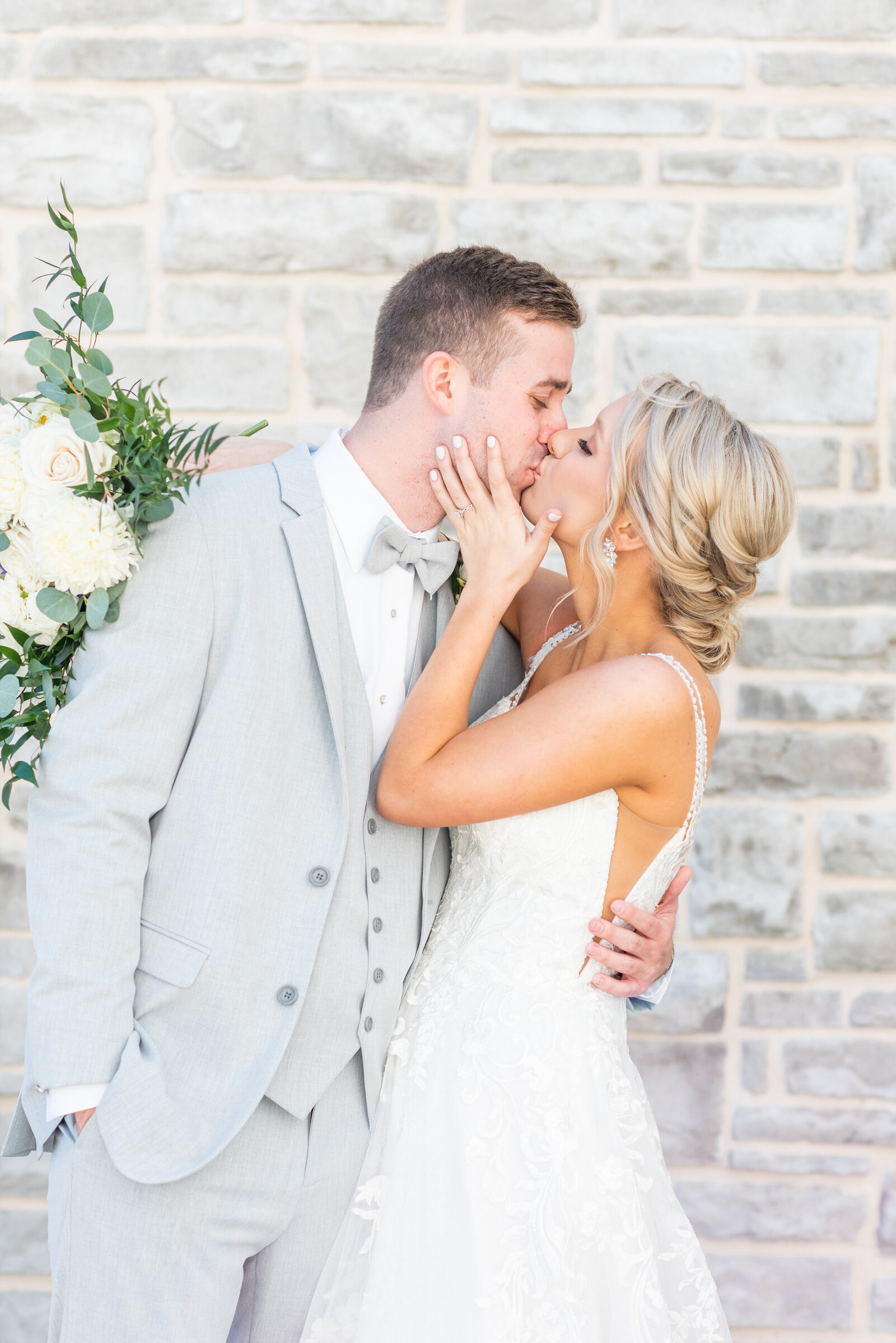 portrait of bride and groom
