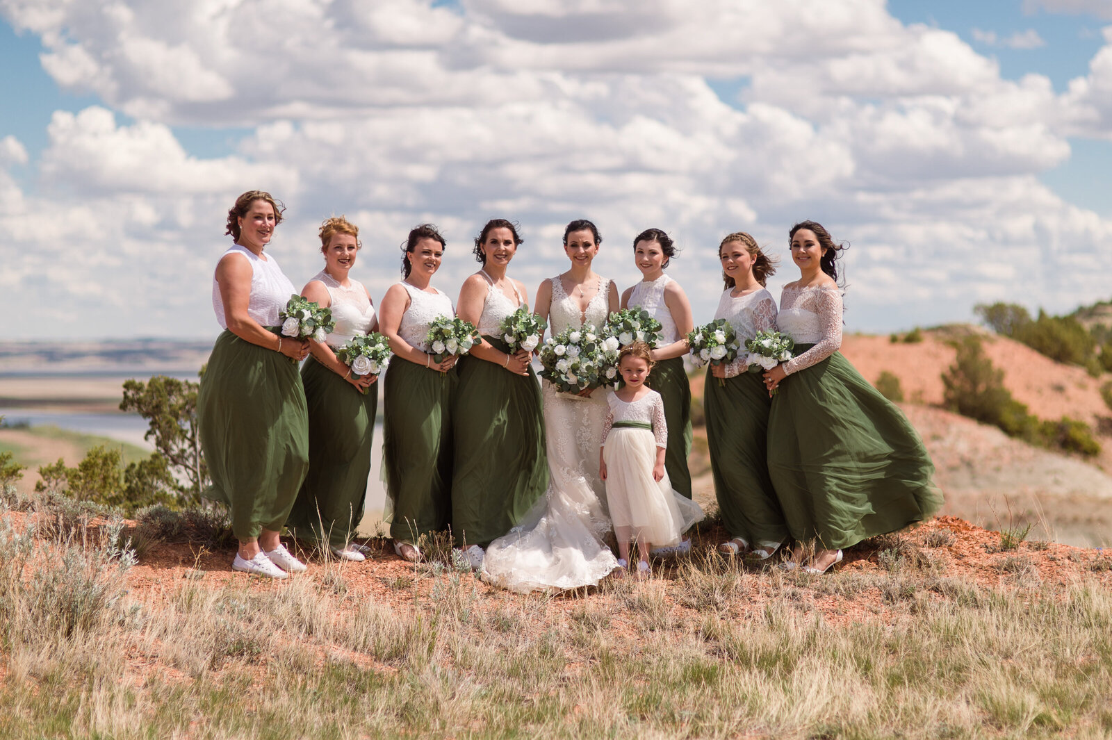 summer emerald bridesmaid dress manhattan kansas wedding photographer-5