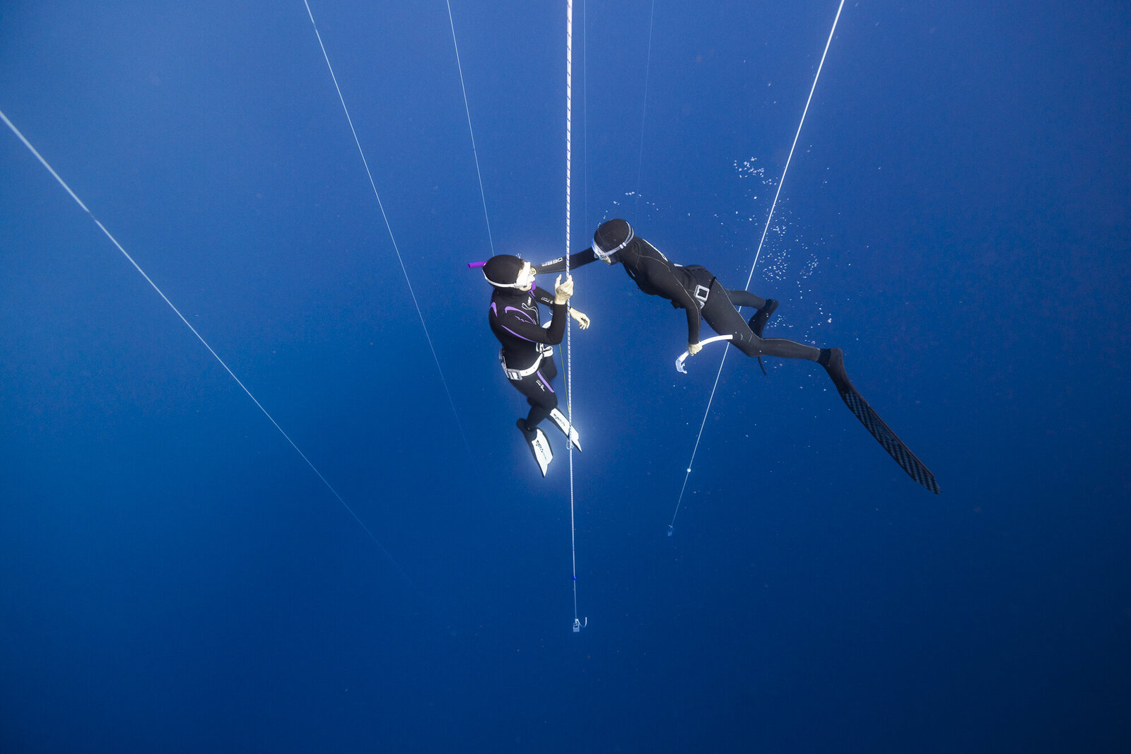 Ilaria Bosi coaching freediving