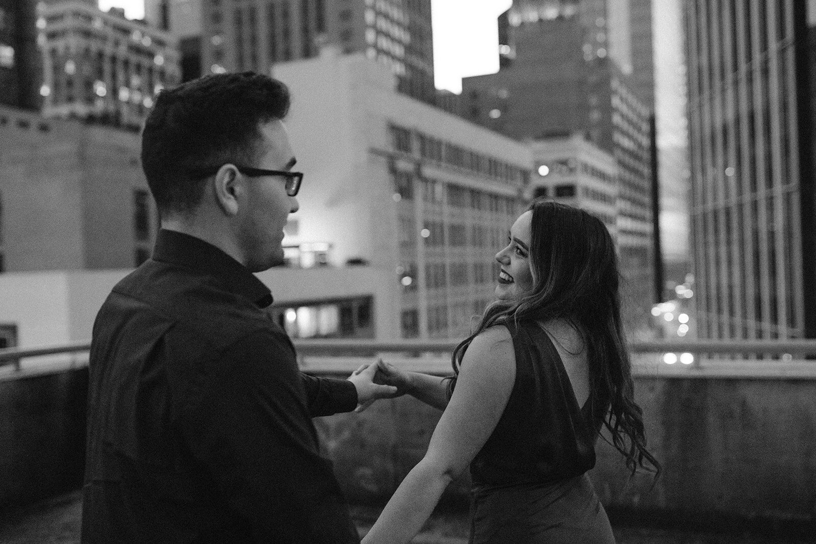 Kori+Tommy_Memorial Park and Downtown Houston Engagements_50