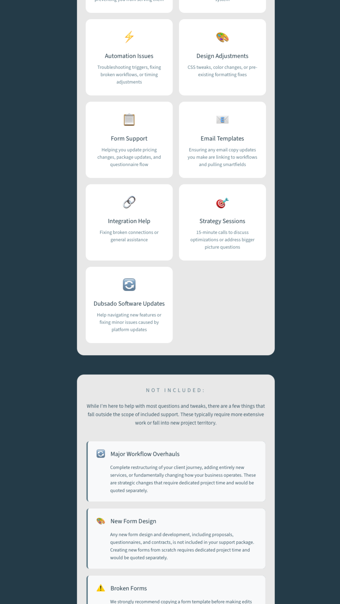 Dubsado Offboarding Template - AA & Co.