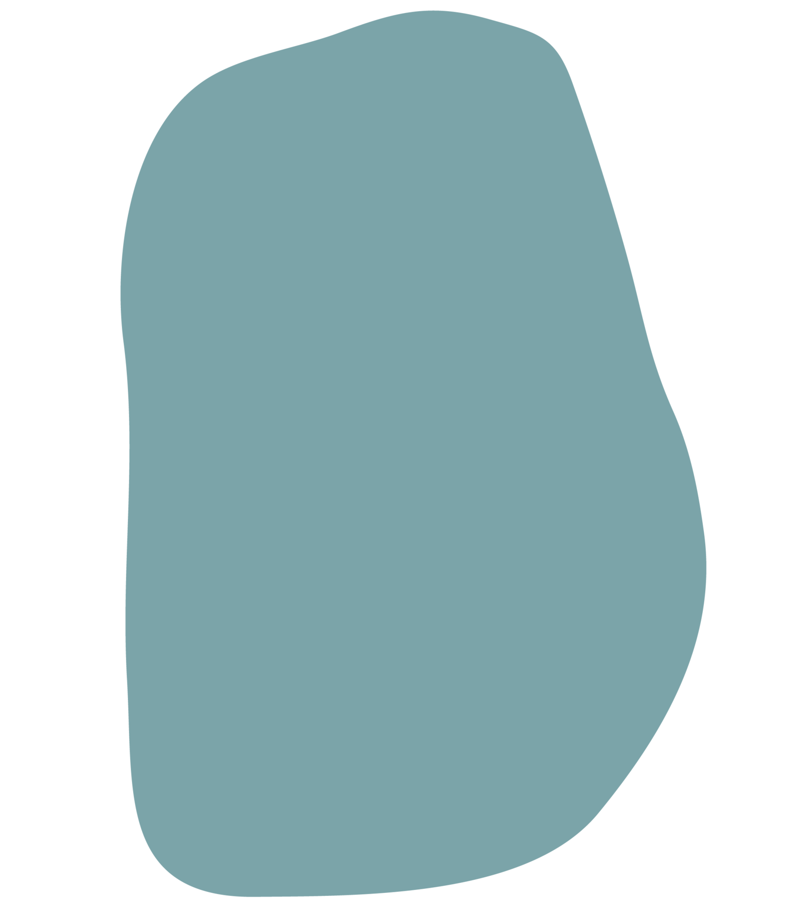 Blue modern shape graphic