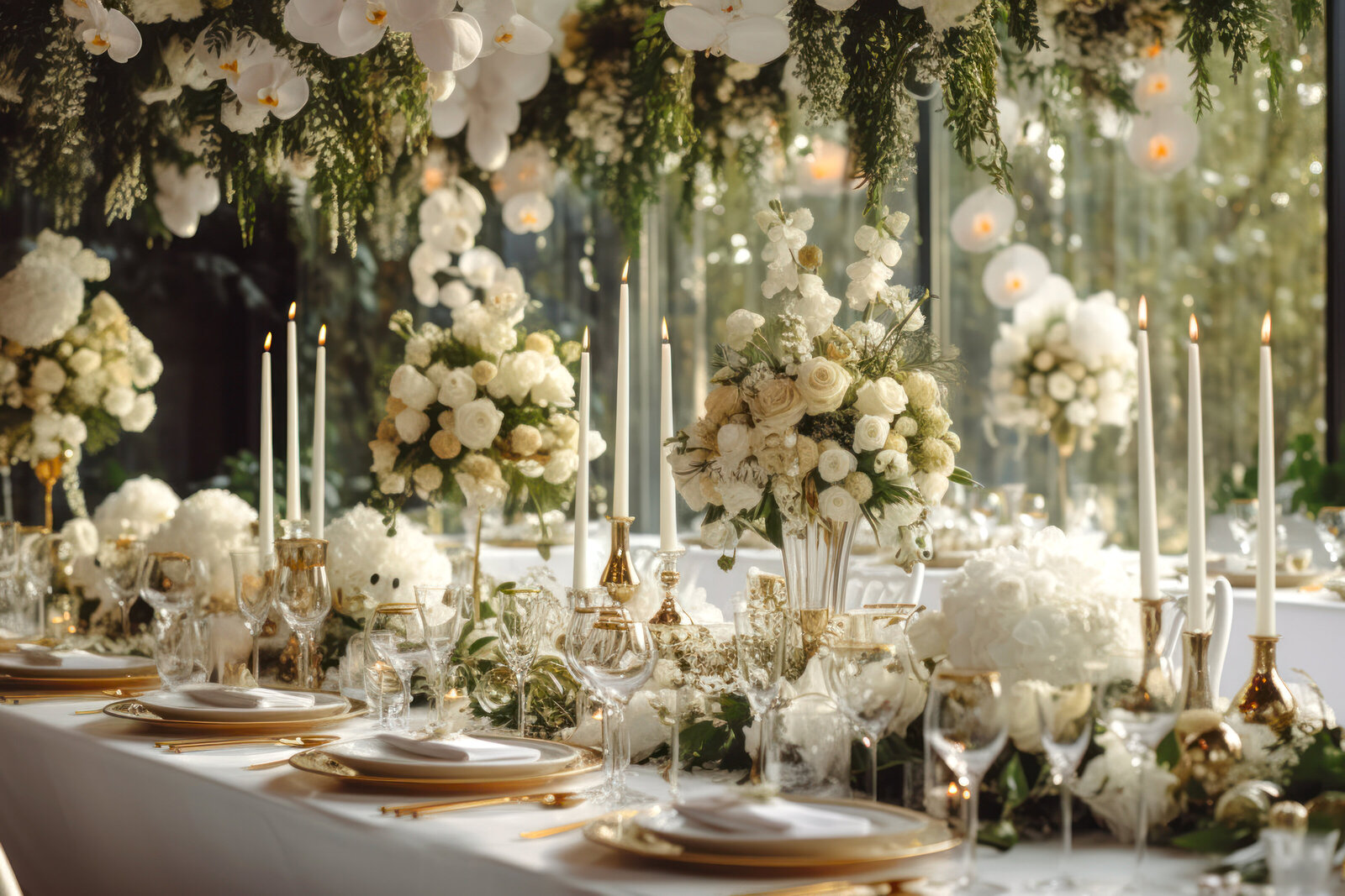 empty-white-festive-wedding-table-with-candles-utensils-preparation-banquet-generative-ai