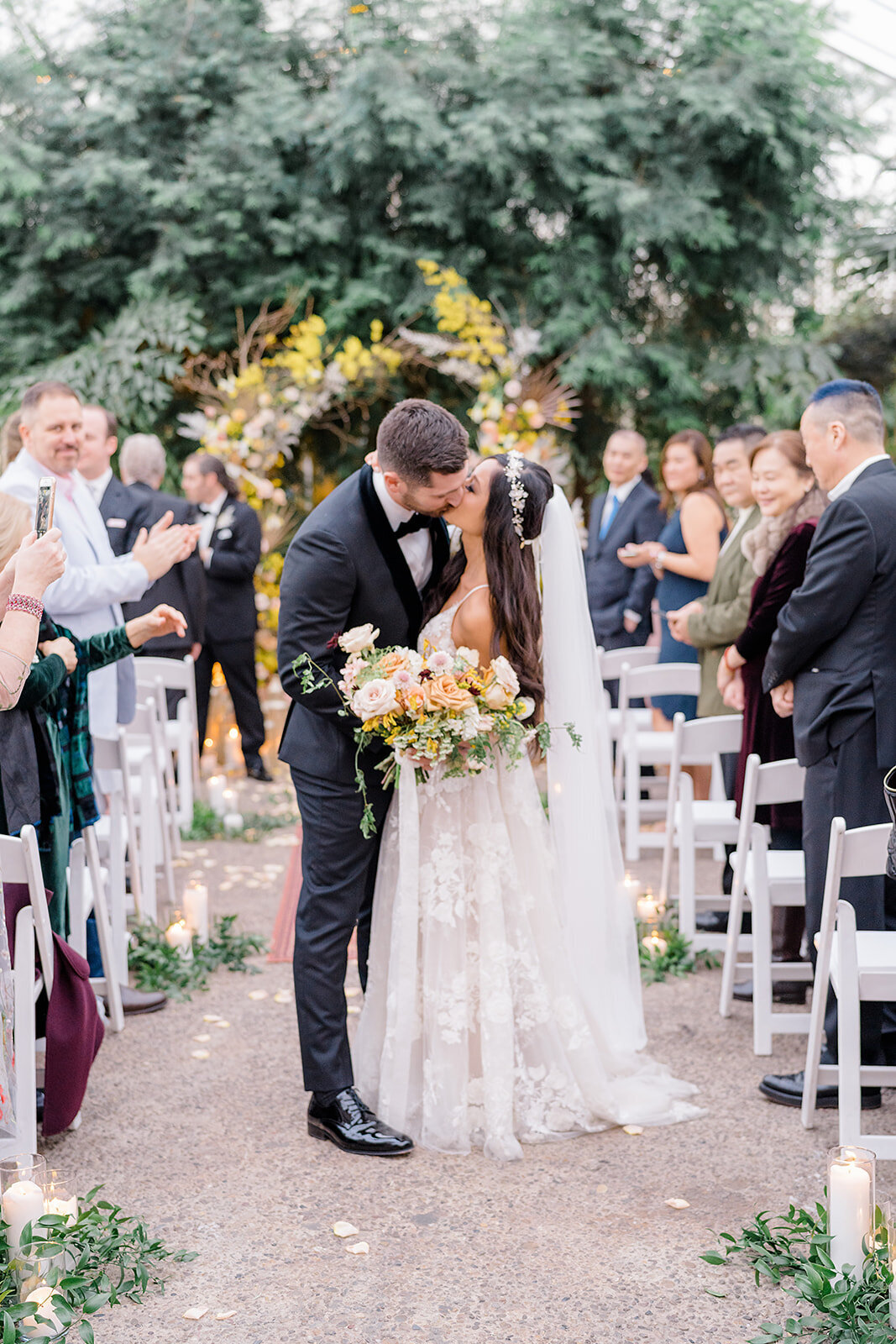 Melissa and Keith - Fairmount Park Horticulture Center - Magi Fisher - 657