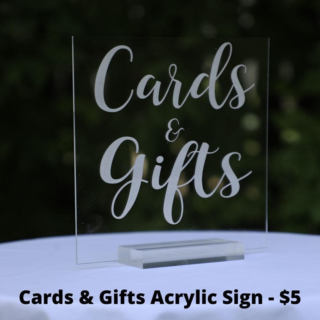 cards and gifts acrylic