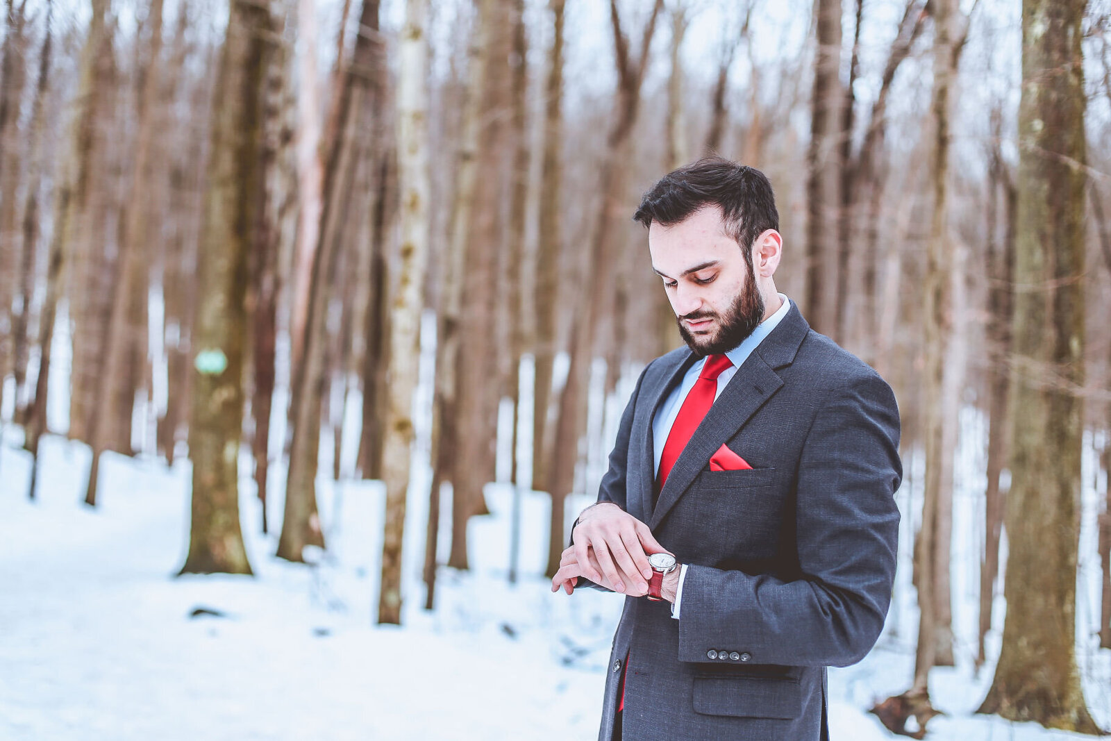 Winter wedding photography dallas