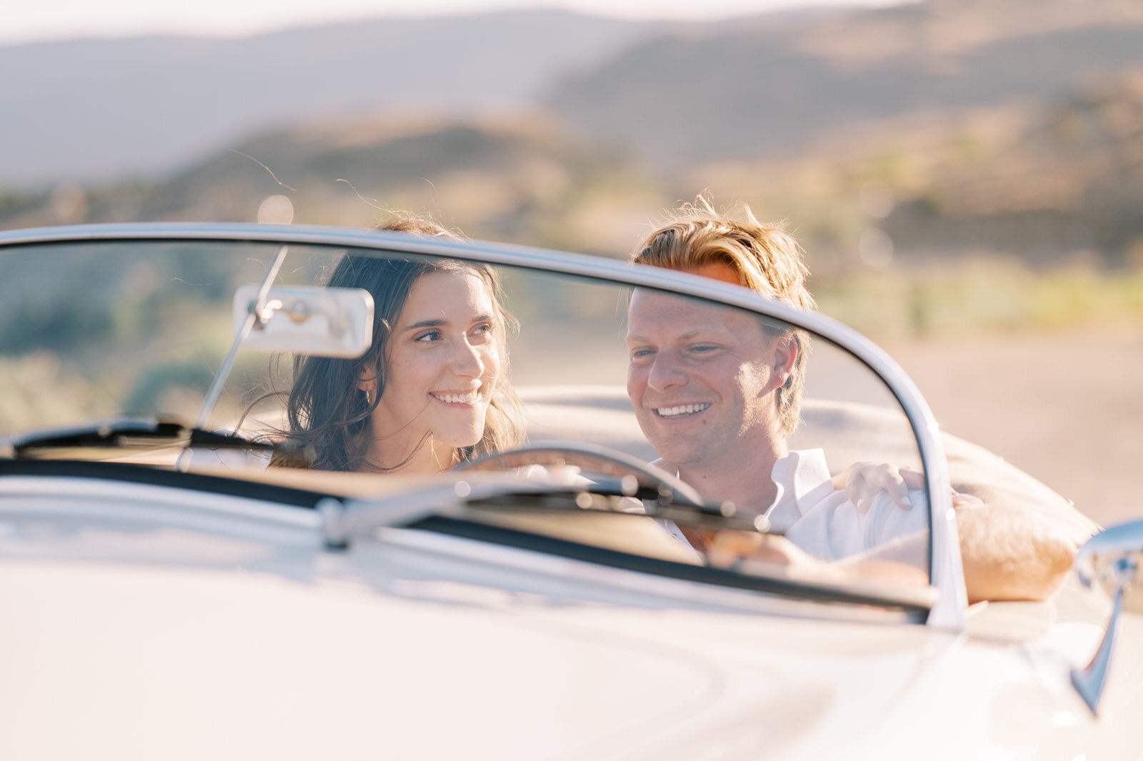 Vintage Engagement Car for Hire | Porsche 356 Speedster