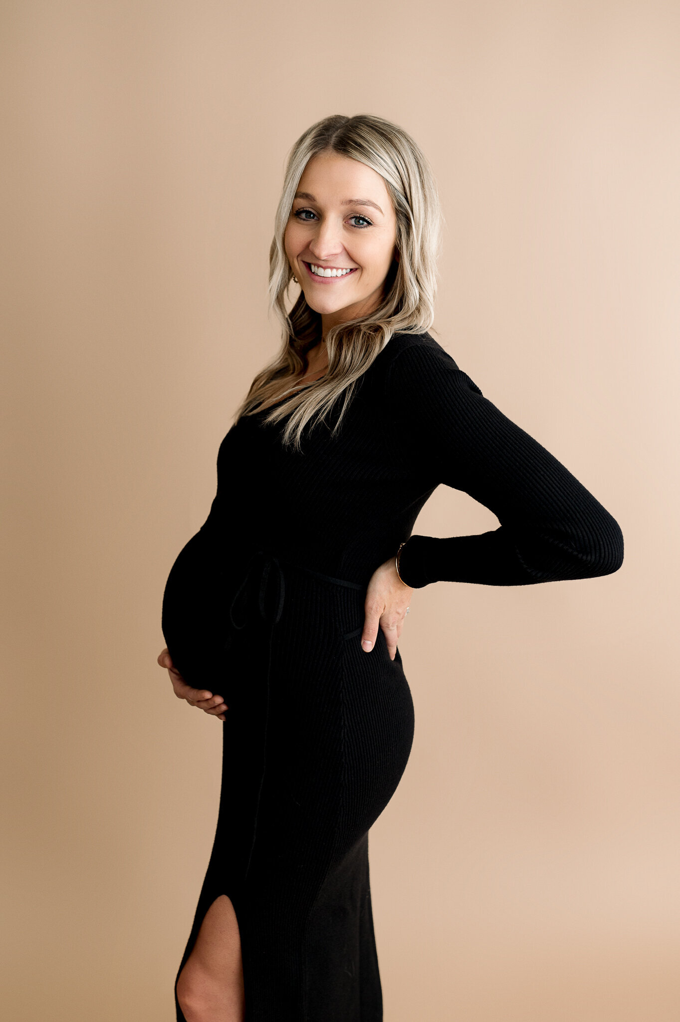 Maternity Session in studio Swanton Ohio