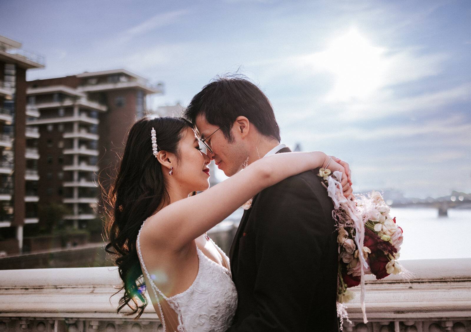 albert bridge wedding