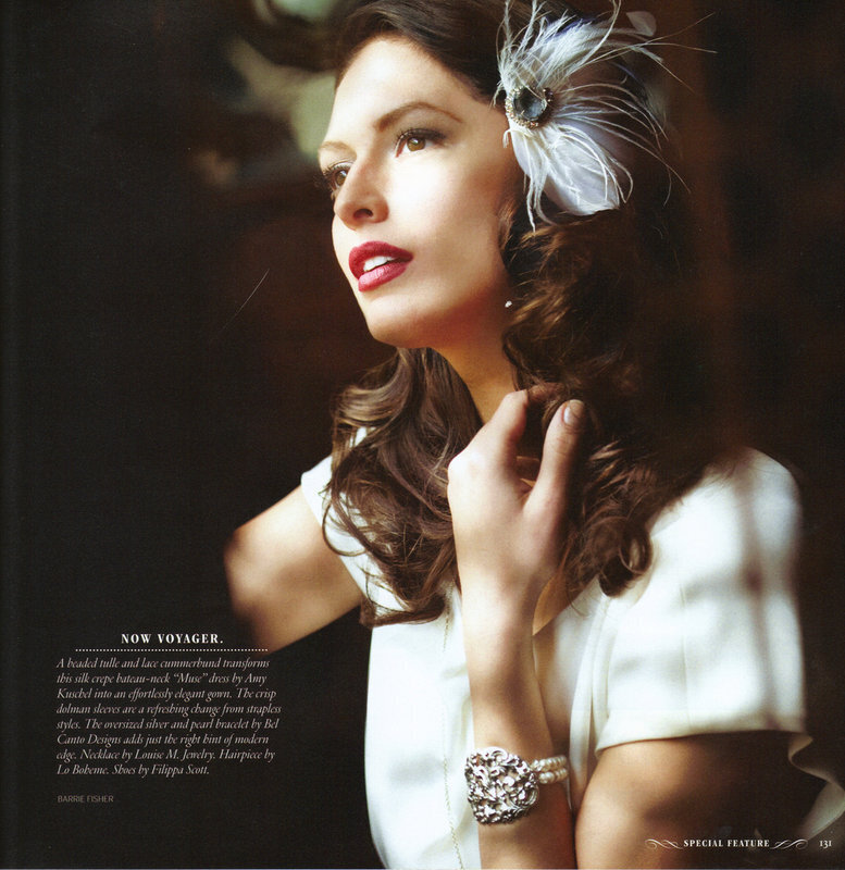 Vintage makeup look for Well Wed magazine