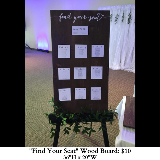 Find your seat wood board-567