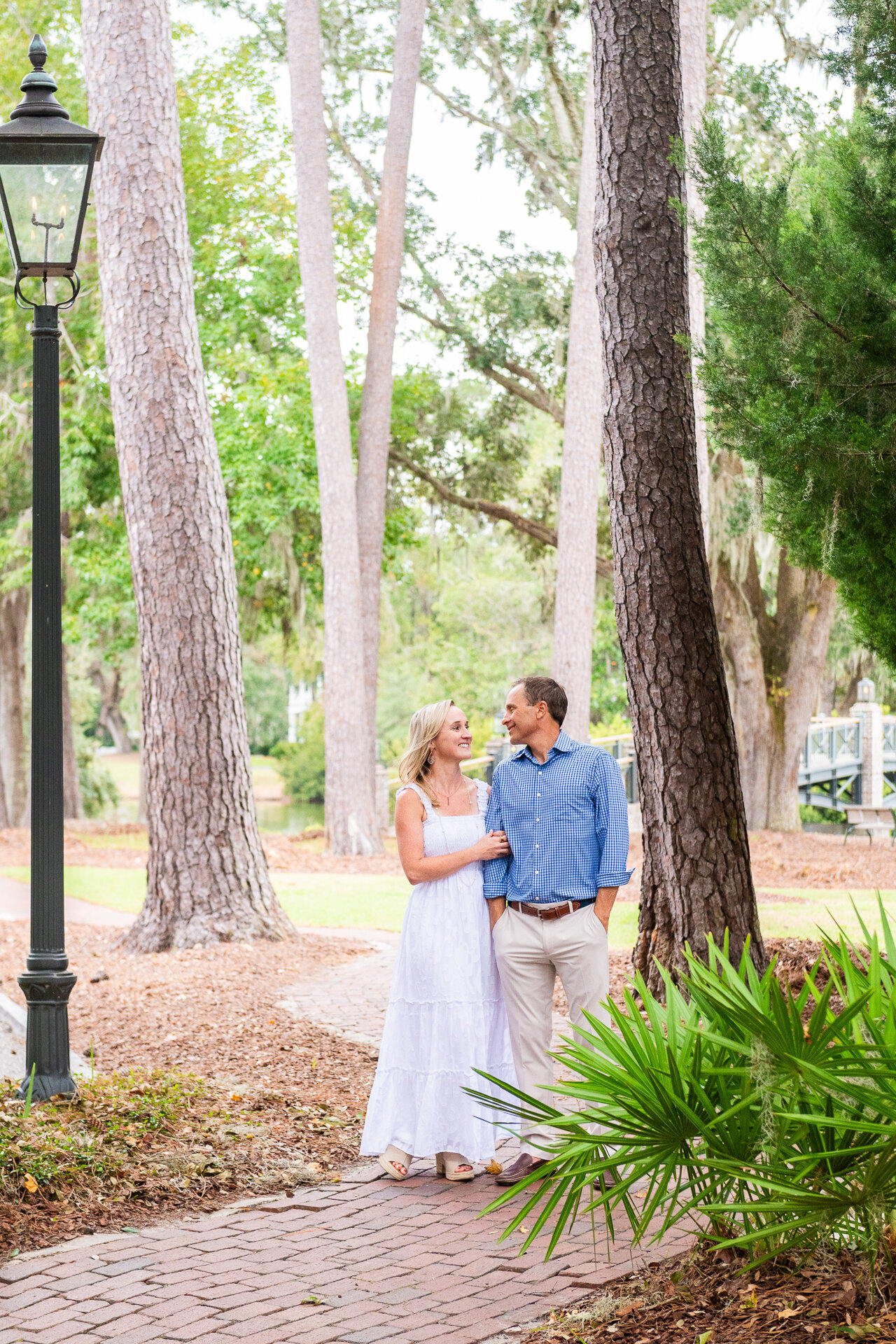 family at park in Bluffton SC