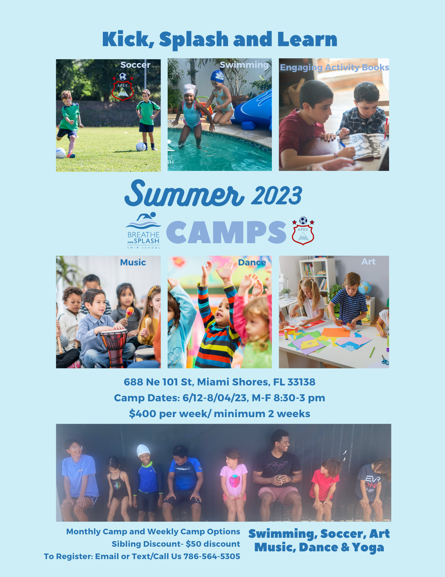 Summer Camps 2023 Flyer- SOCIAL