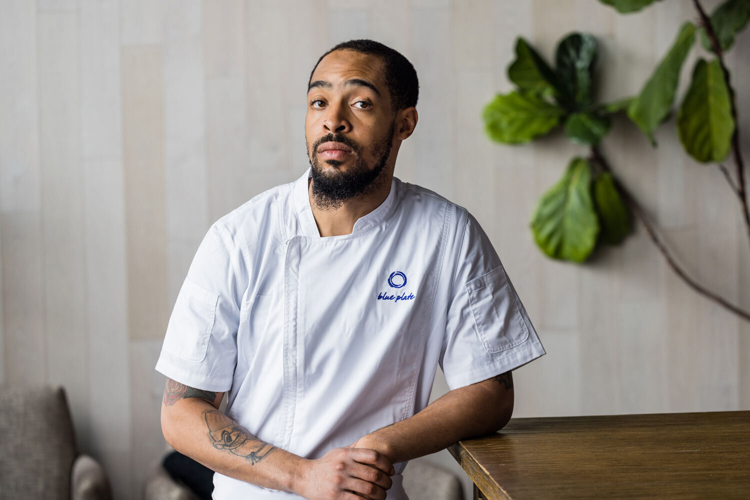 Chef's headshot photographed by LaCour Images