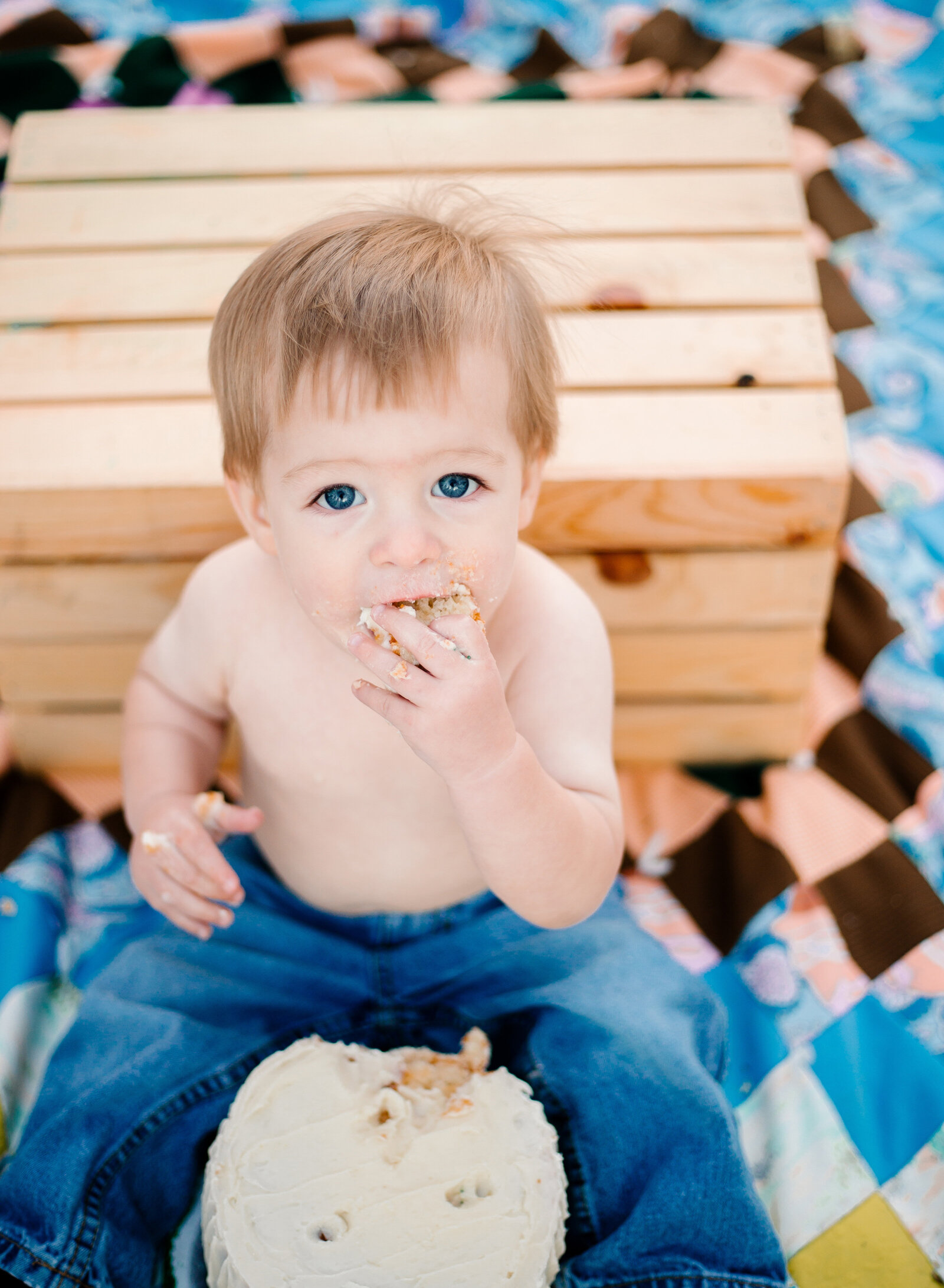 cake smash outside