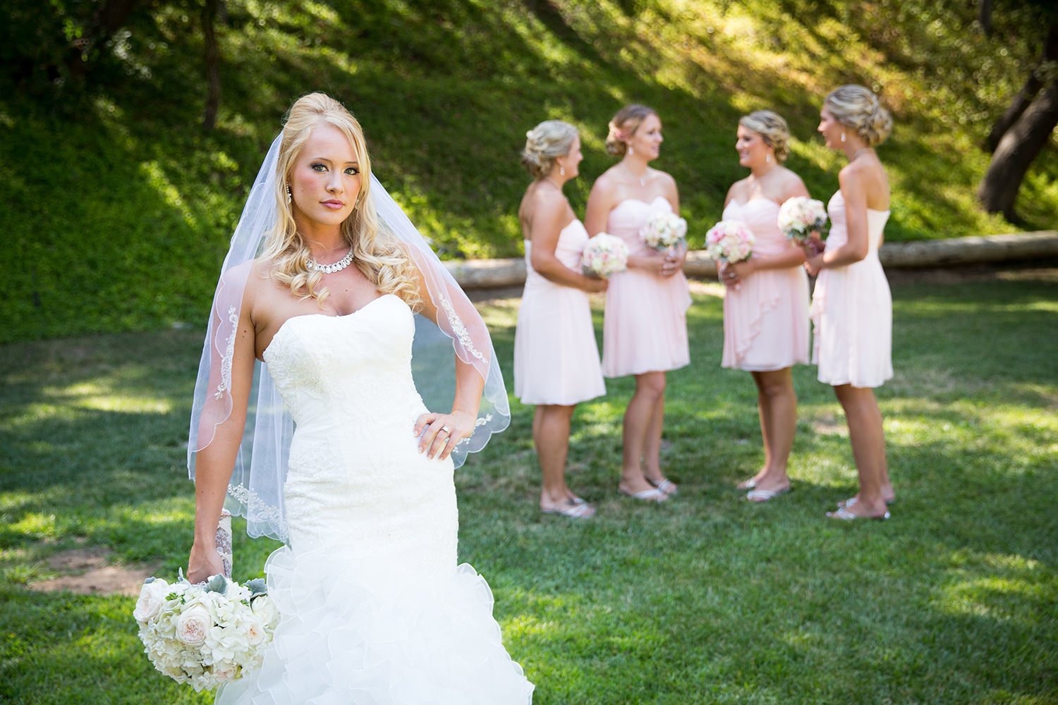 bridal party serious