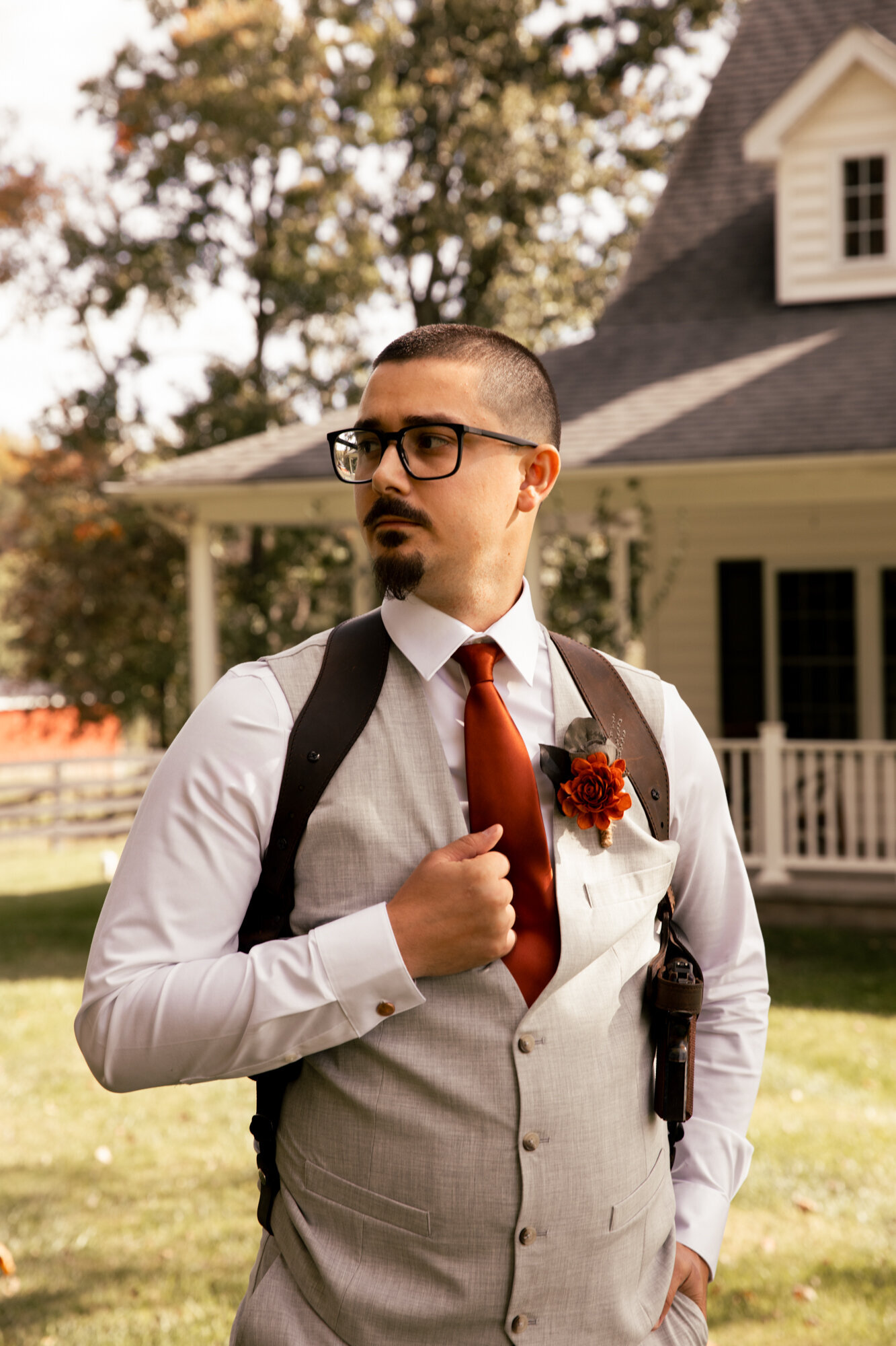 groom portrait