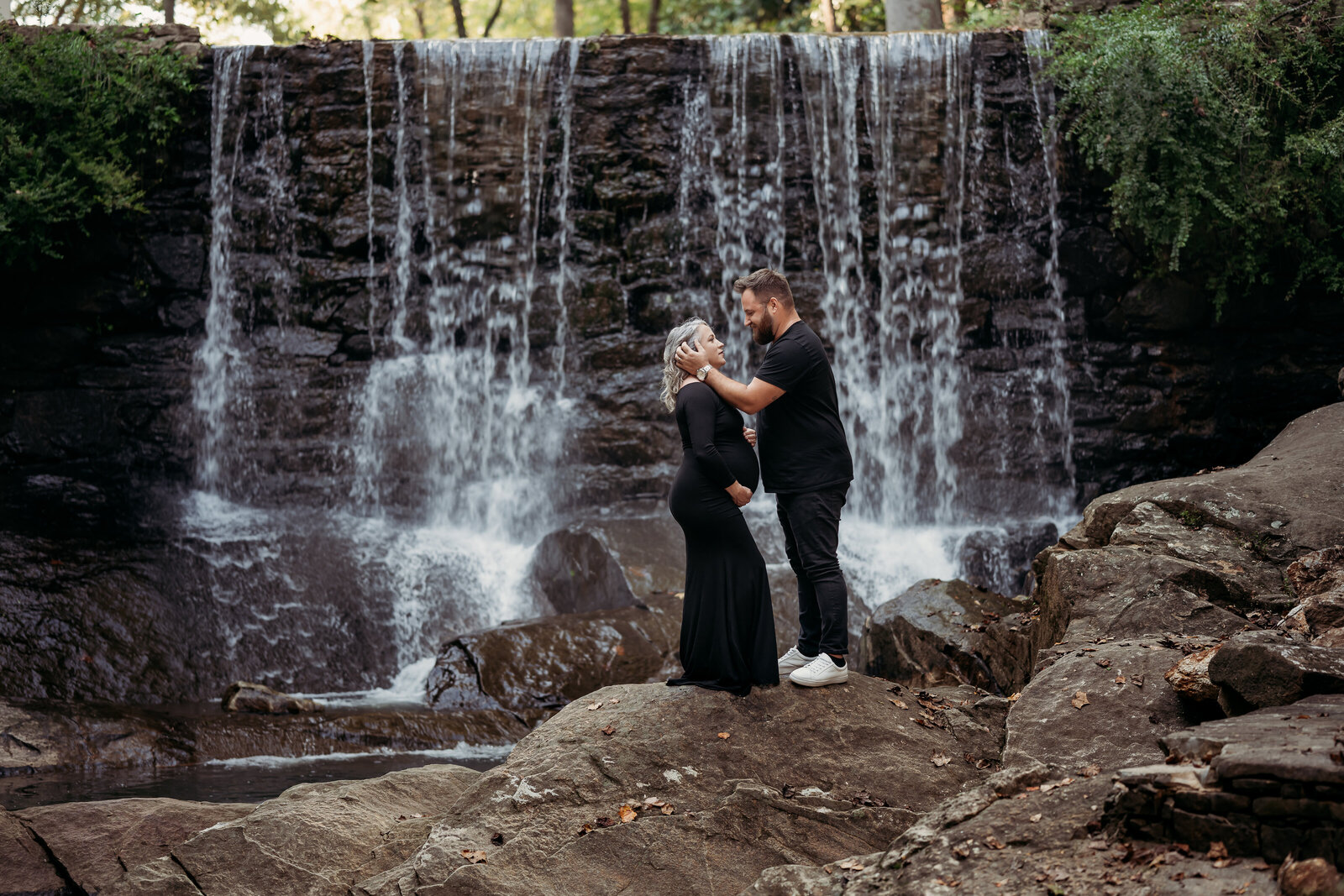 Waterfall Maternity Photographer Atlanta