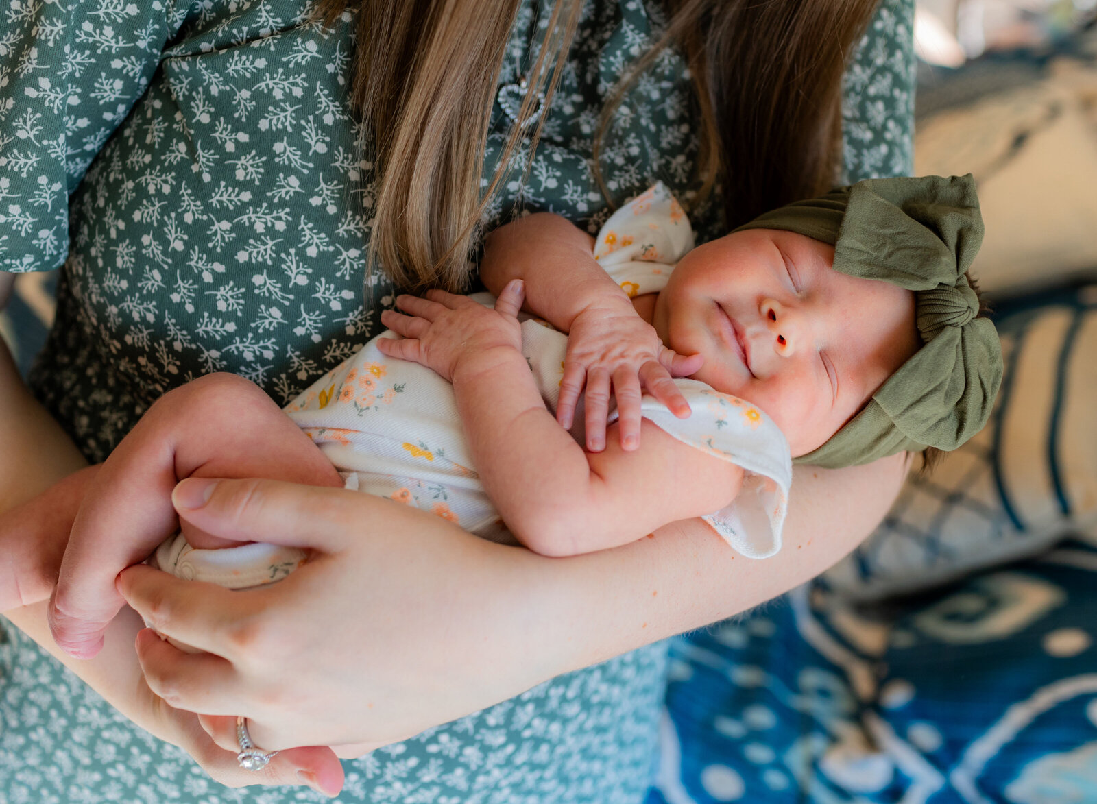 newborn in mom's arms