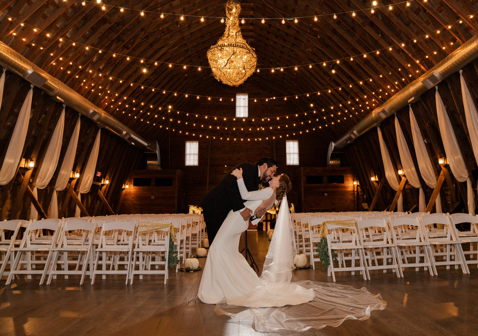 Millikan Farms bride and groom