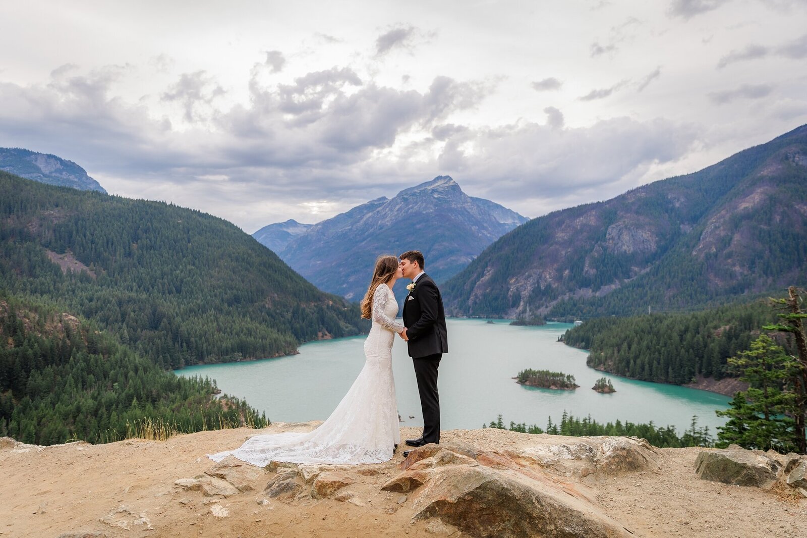 Diablo Lake Vista North Cascades National Park Elopement Photography