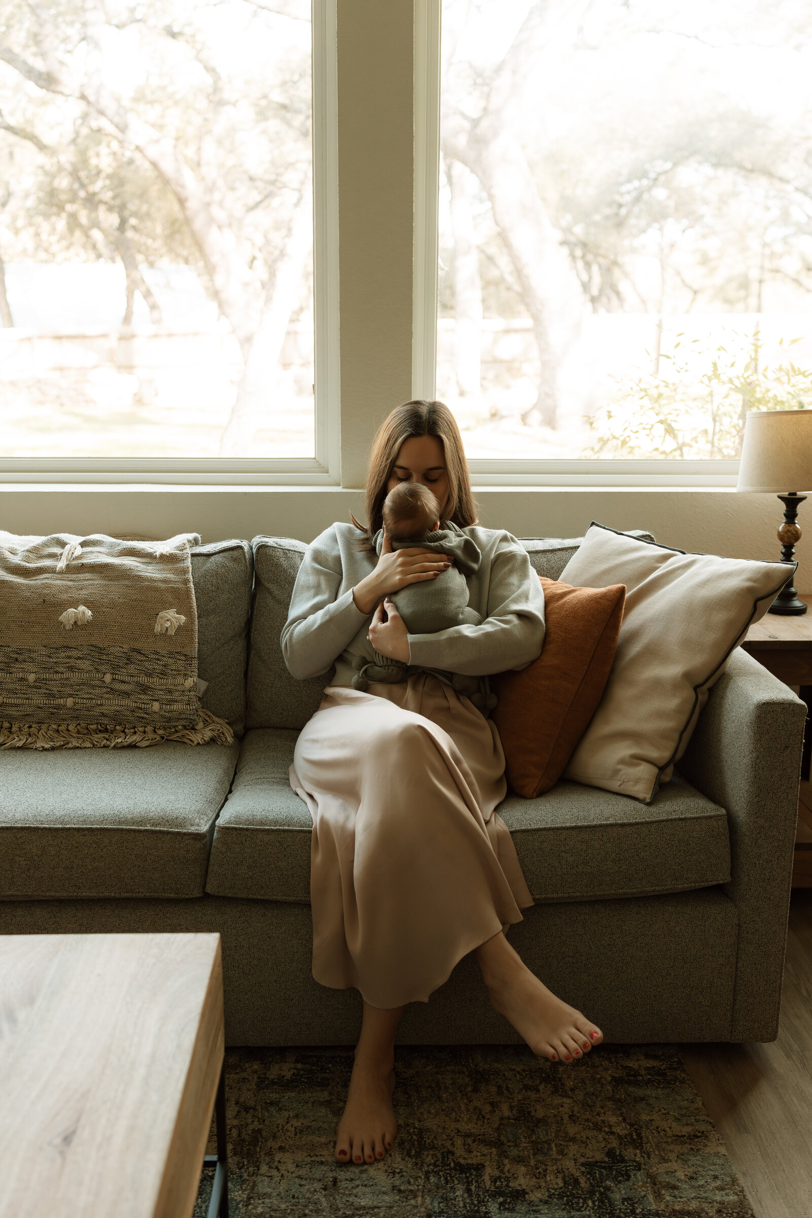 San Antonio lifestyle newborn photos