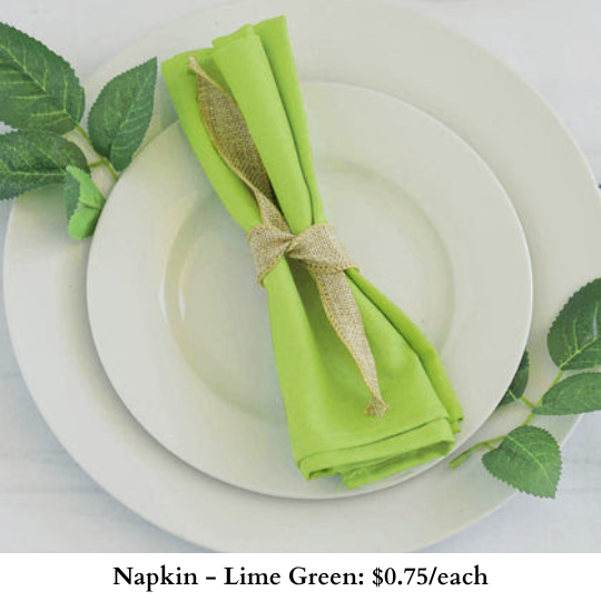 Napkin - Lime Green - 372