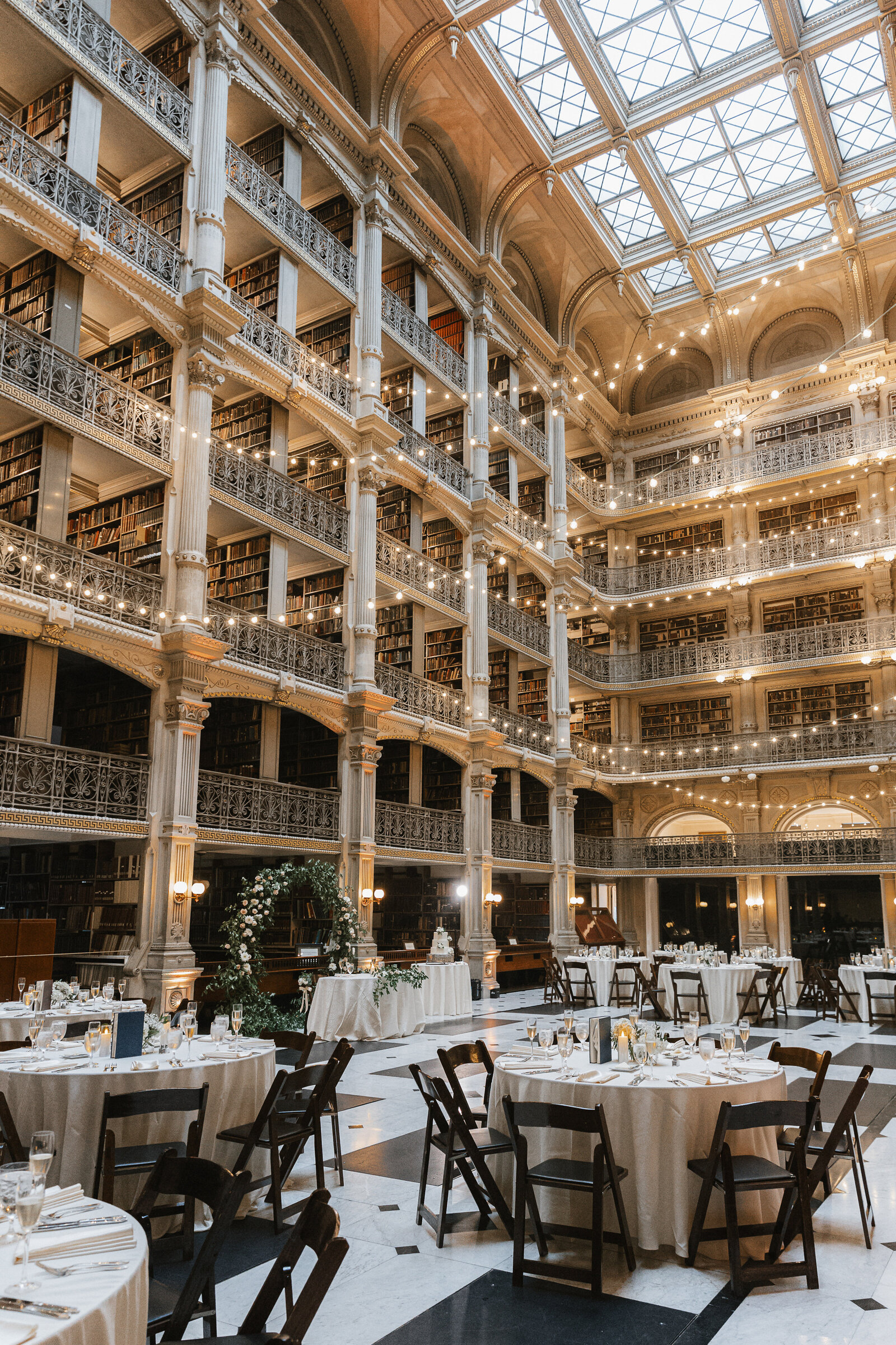 George Peabody wedding reception.