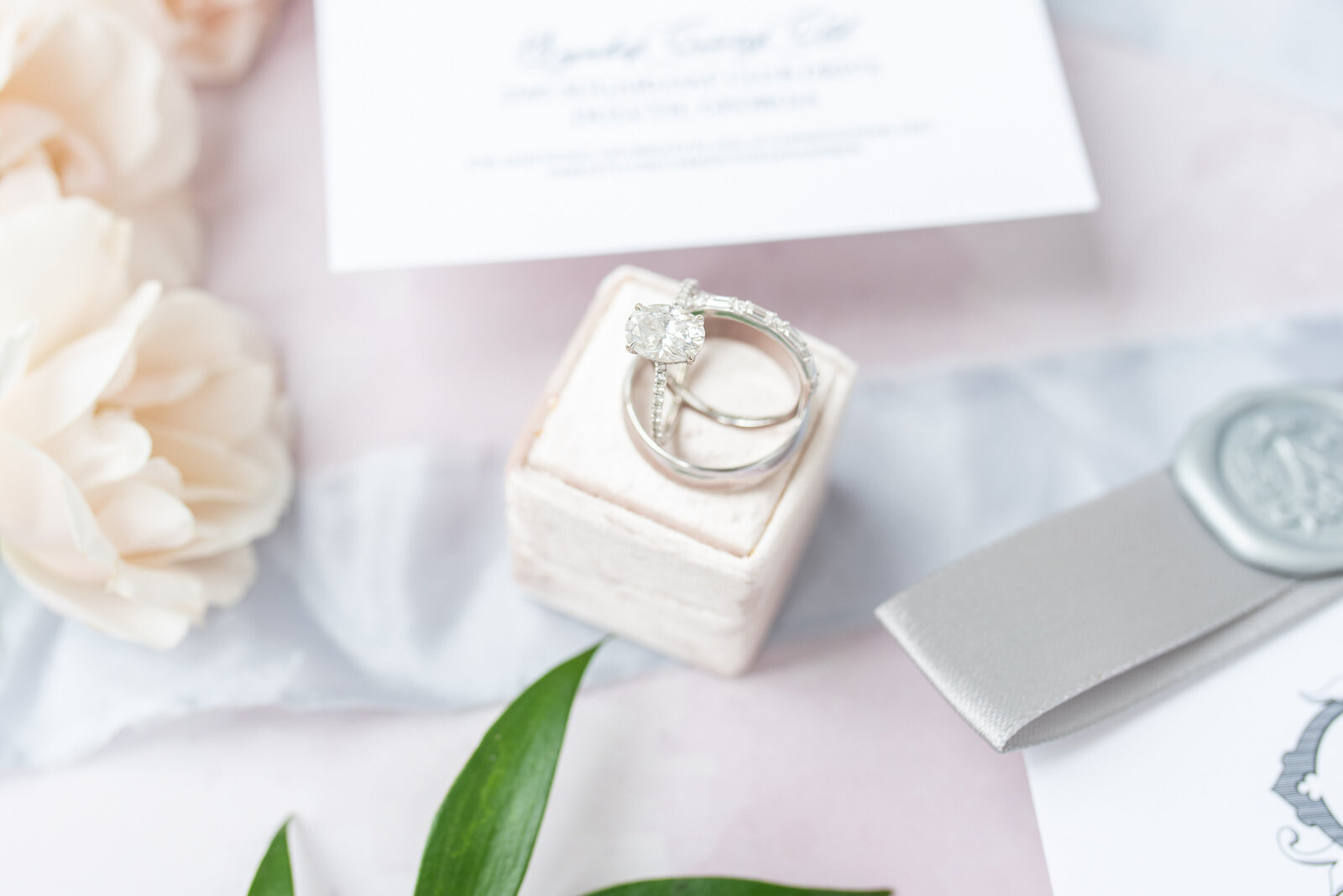 detail image of wedding jewelry