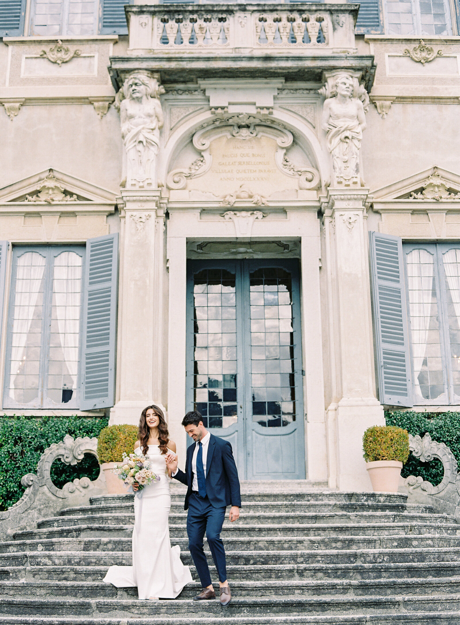 Destination wedding at Villa Sola Cabiati on Lake Como Italy by Lake Como Wedding Photographer Amy Mulder Photography