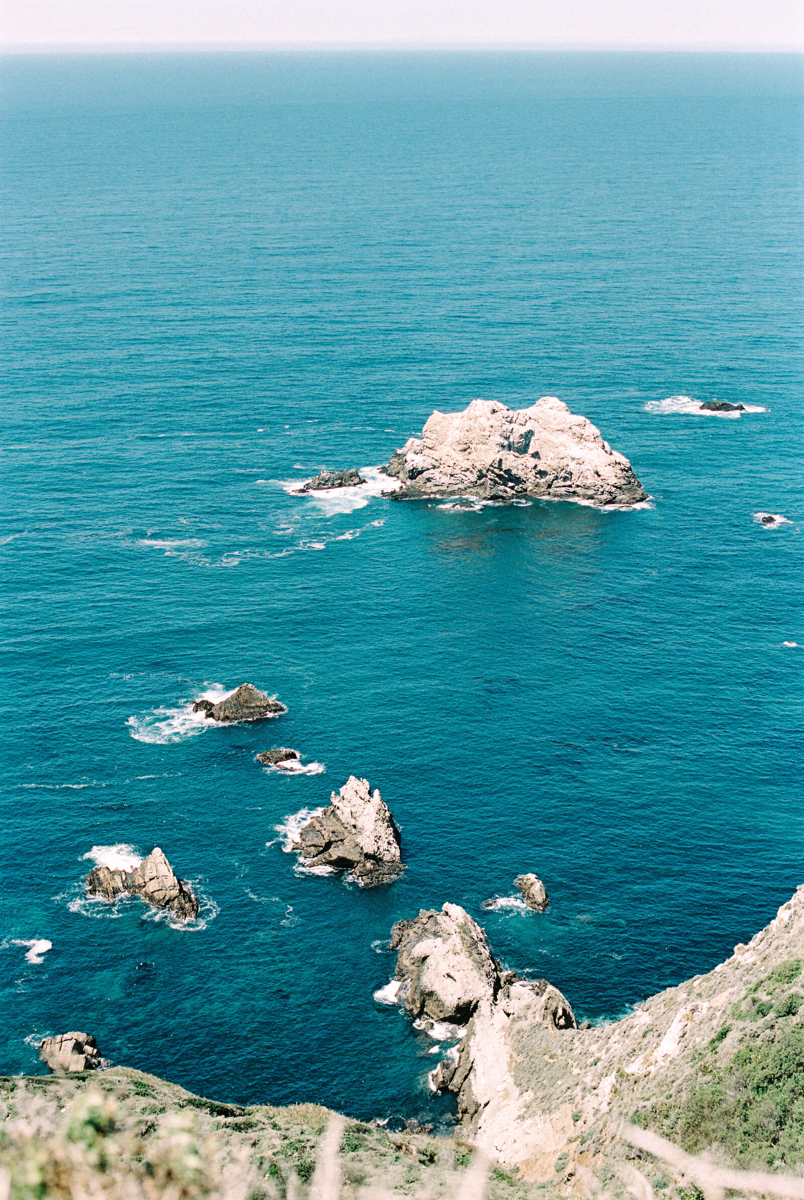 Big Sur coast captured on 35 mm film