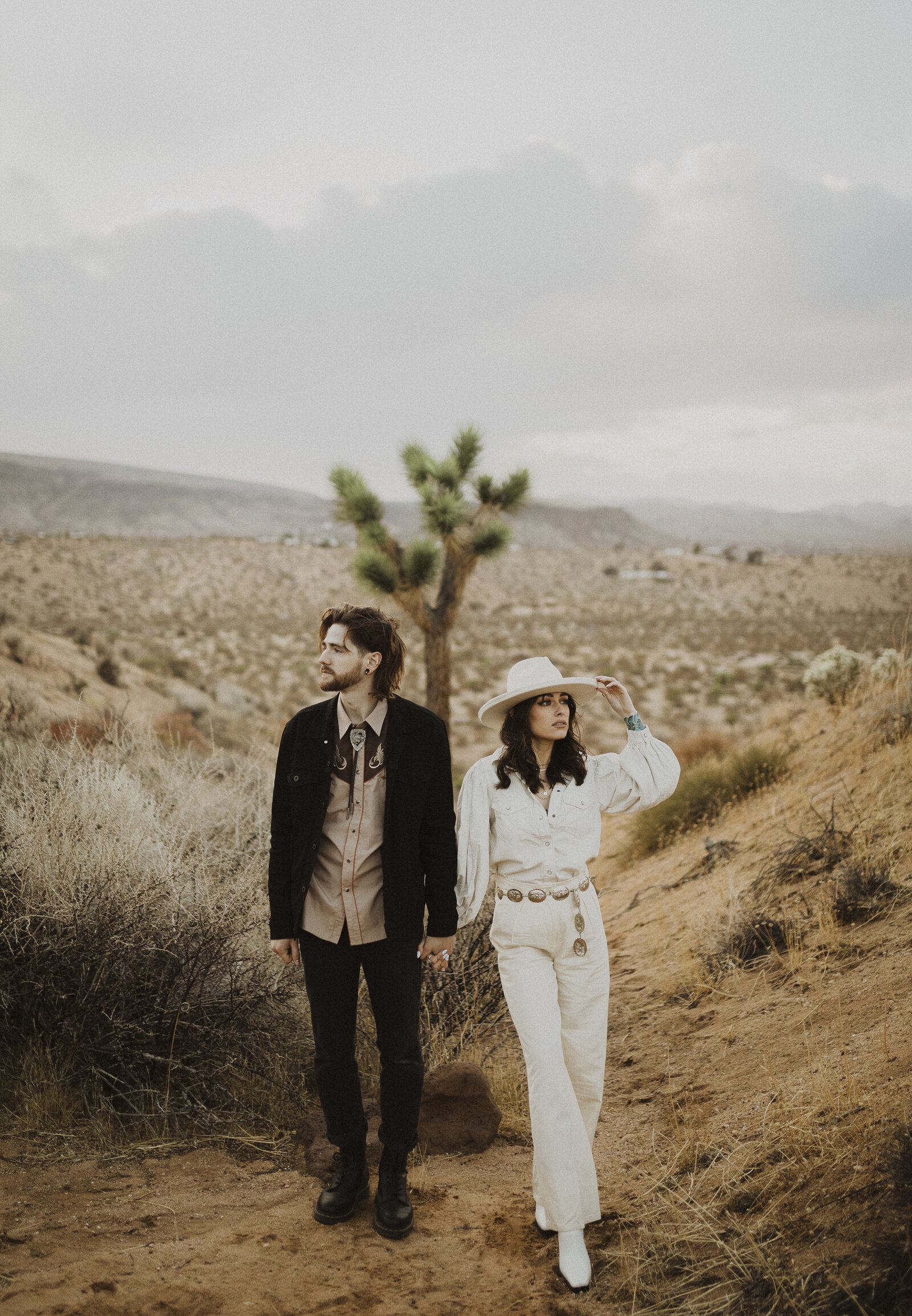 Cactus Engagement Session Joshua Tree