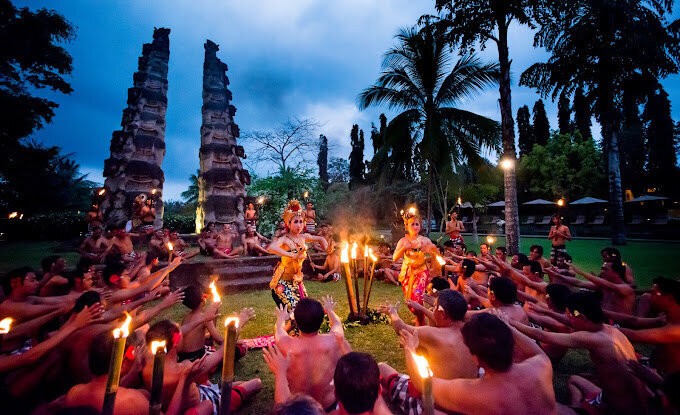 Kecak dance and Royal Dinner