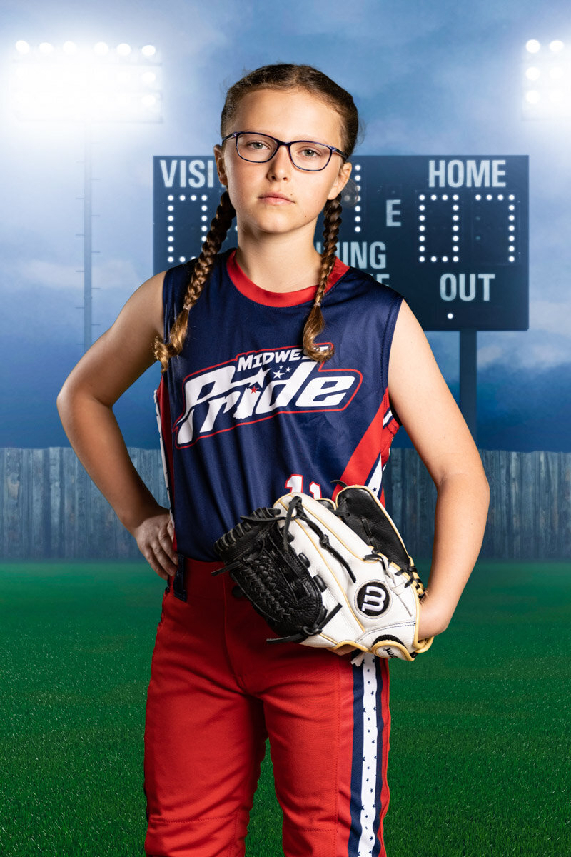 Media Day Poses Softball Outfield Players | TikTok