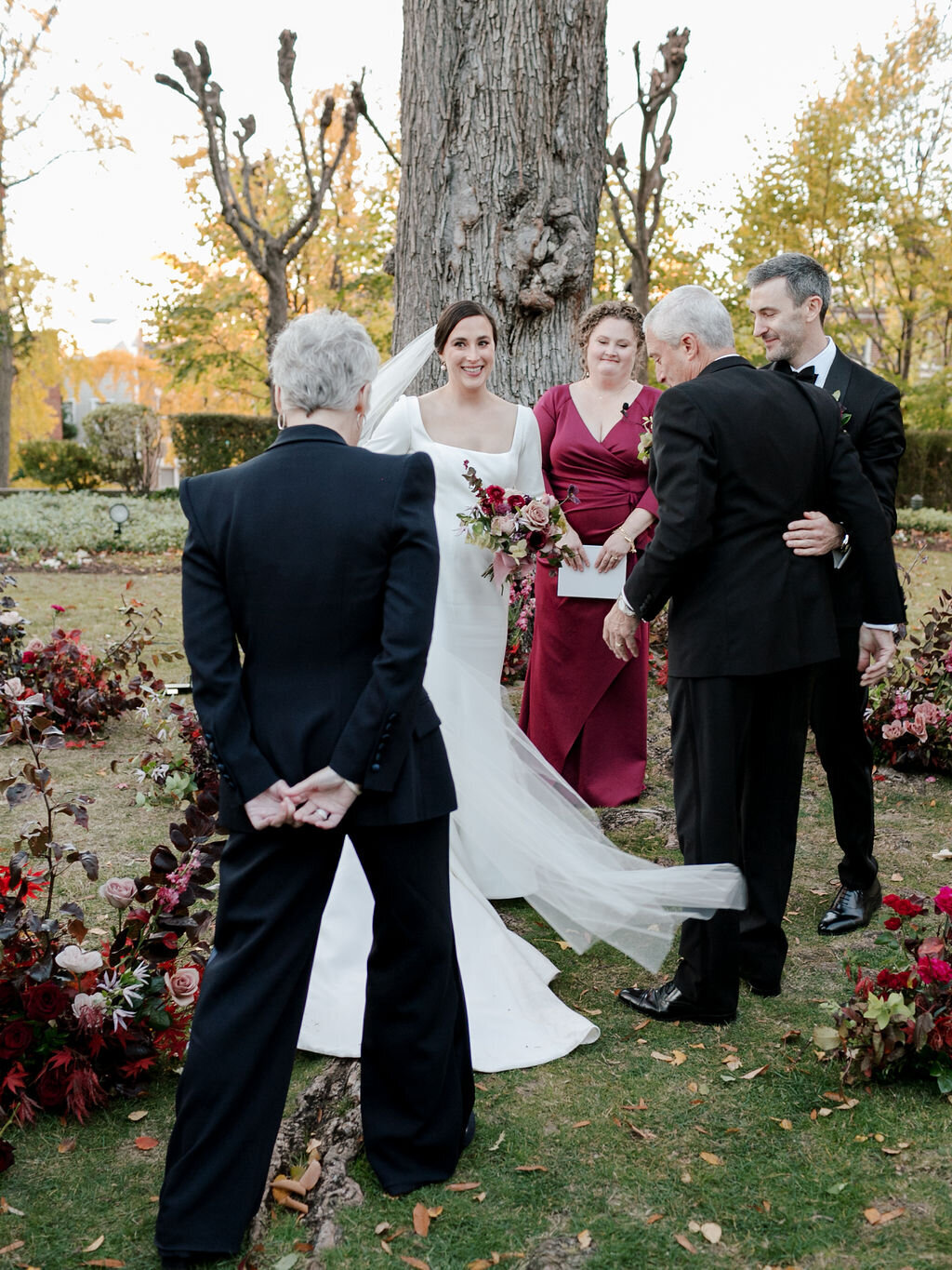 57Kate Campbell Floral Meridian House fall wedding by Greer Gattuso photo bridal ceremony